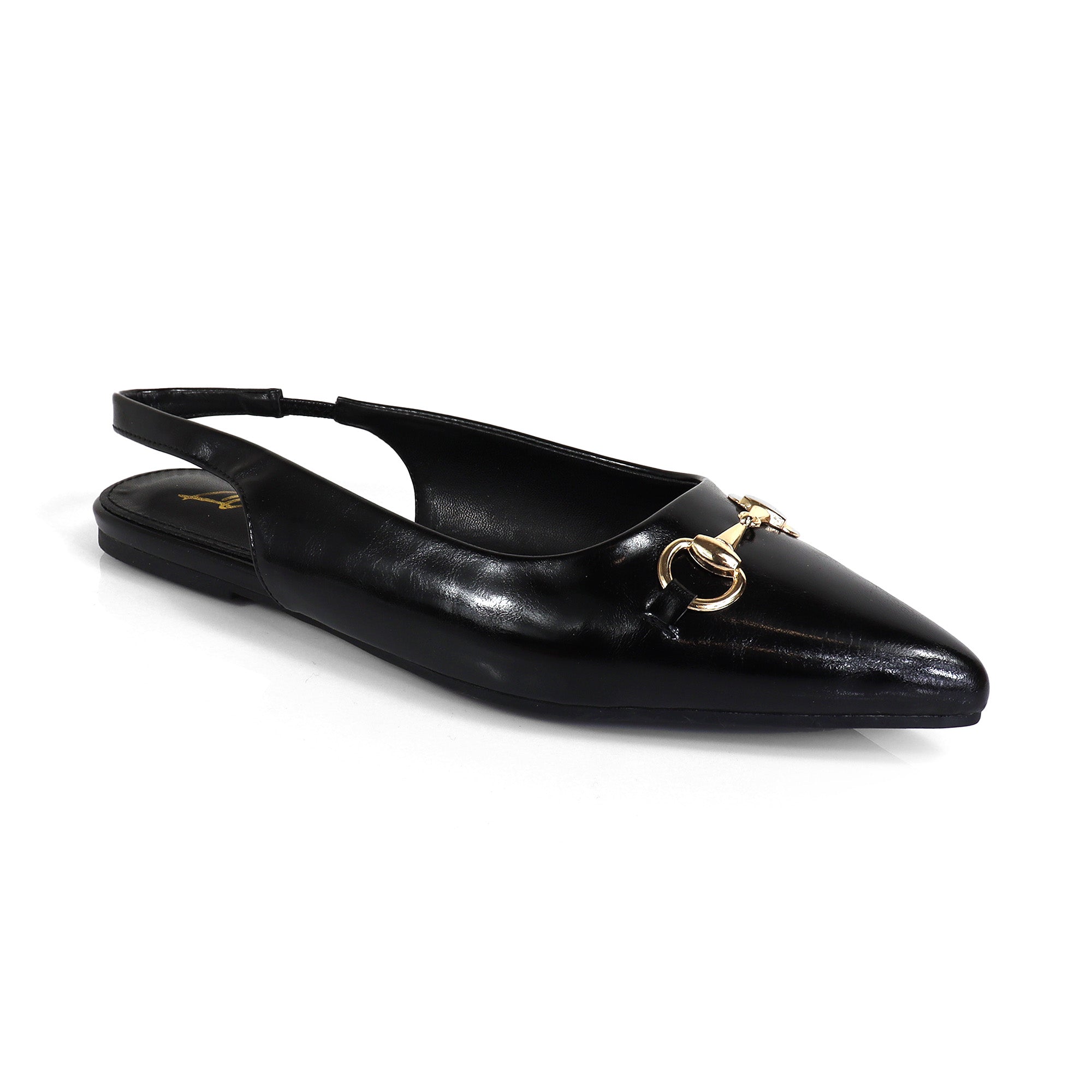 OHANA-55 POINTED HORSE BIT SLINGBACK W/ FLAT BLACK