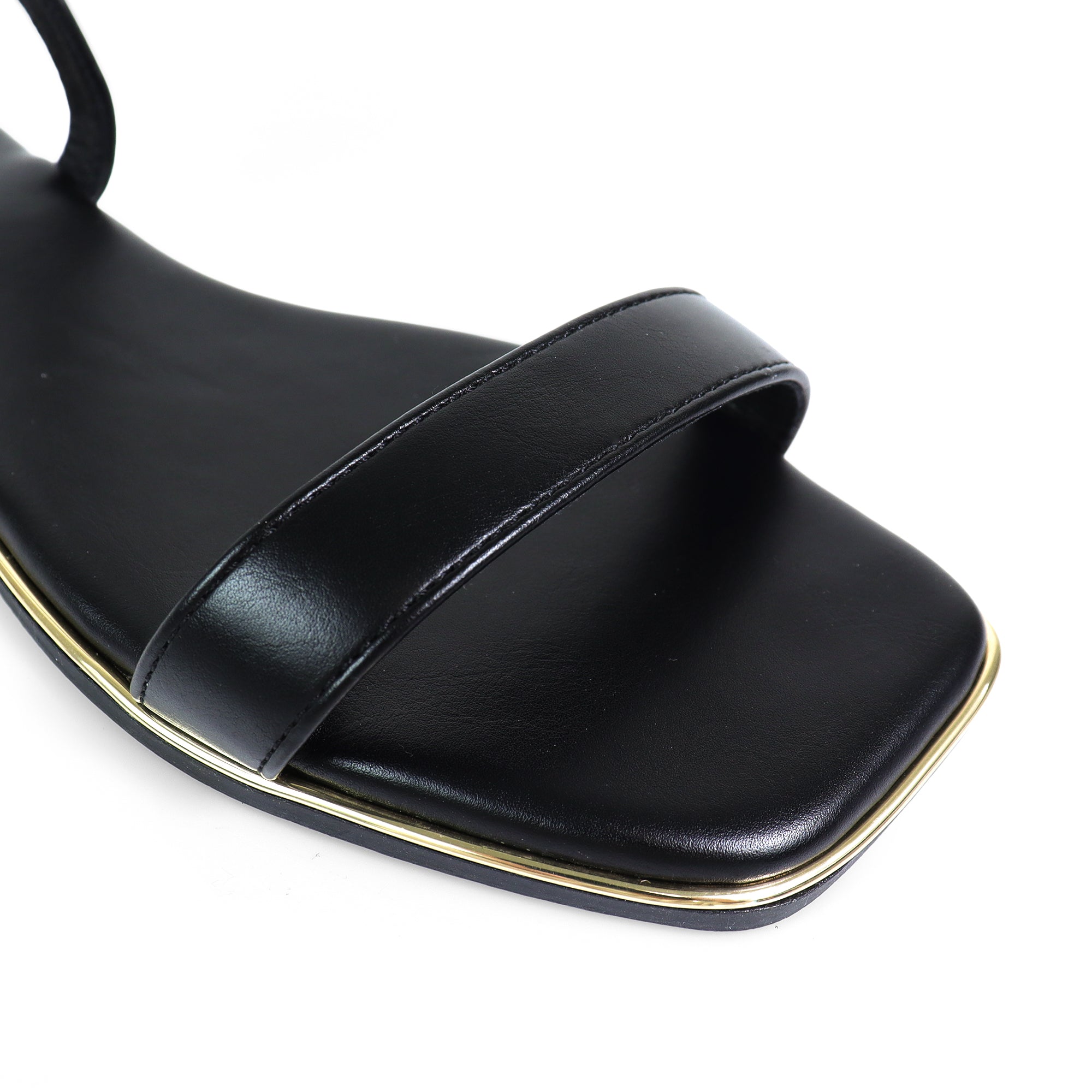 OLGANA-3 COMFORT ANKLE STRAP SLIDE BLACK