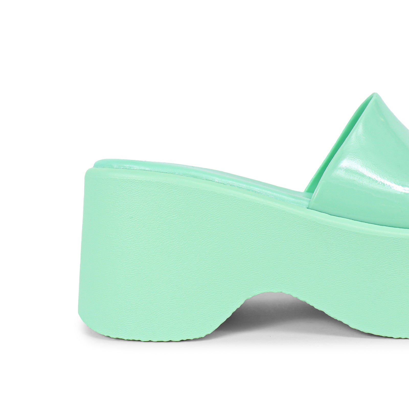ONG-1 OPEN TOE RETRO PLATFORM WEDGE SANDAL-MINT