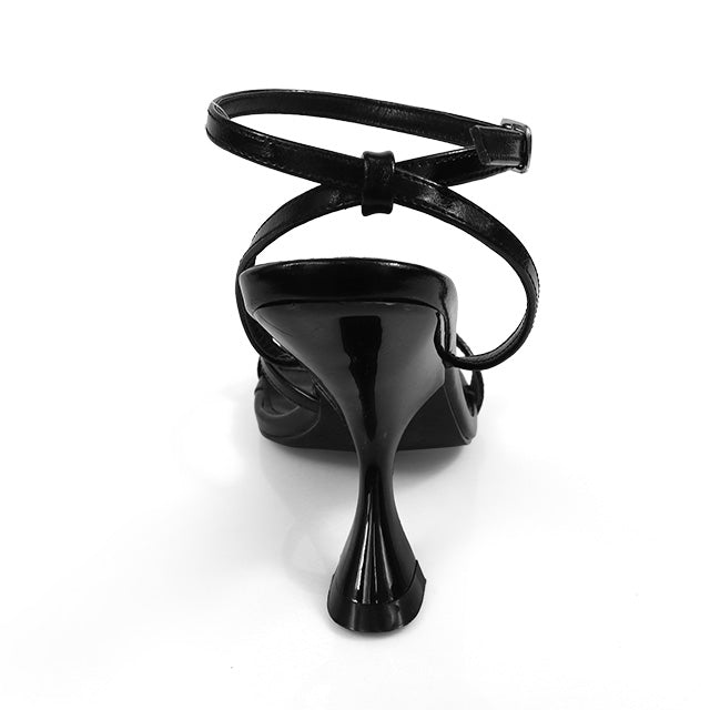 PADAM-2 STRAPPY  HEEL BLACK