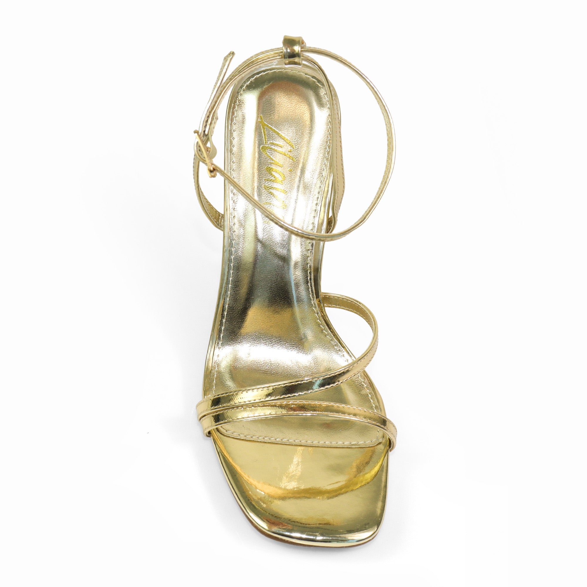PADAM-2 STRAPPY  HEEL GOLD
