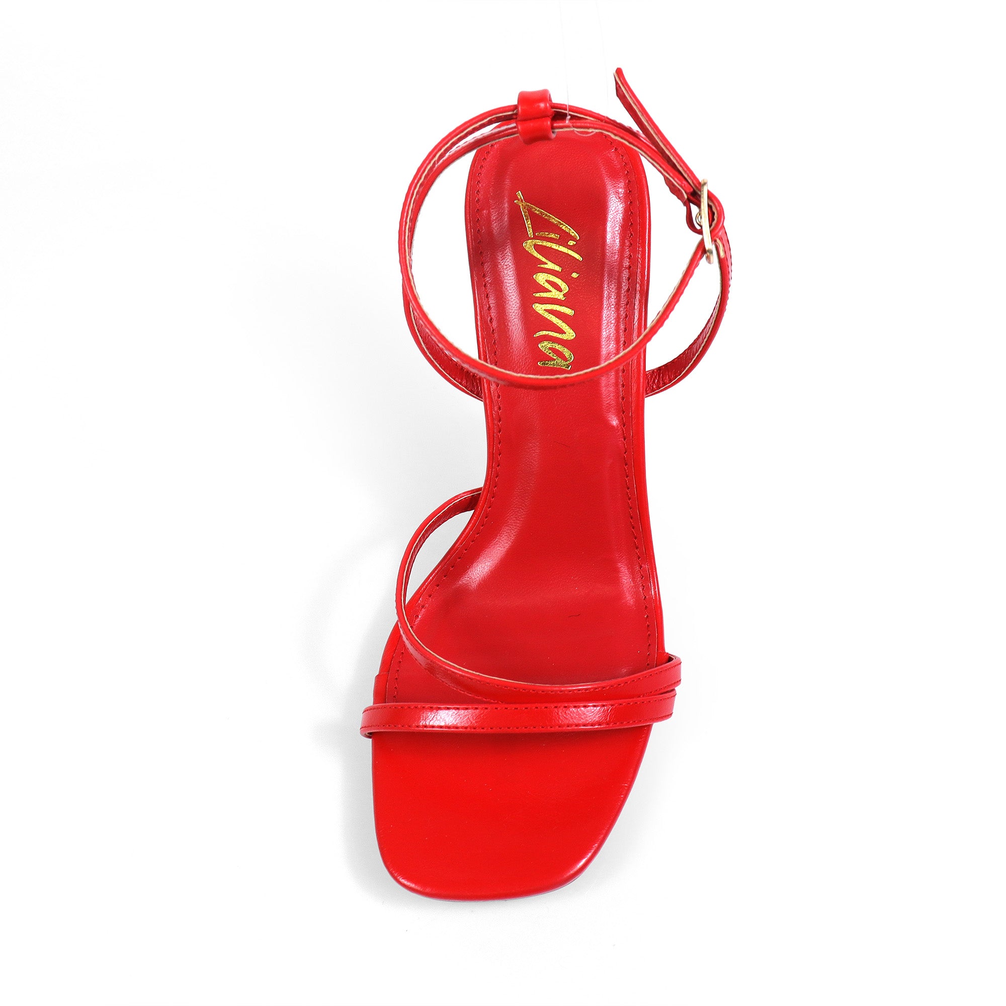 PADAM-2 STRAPPY  HEEL RED