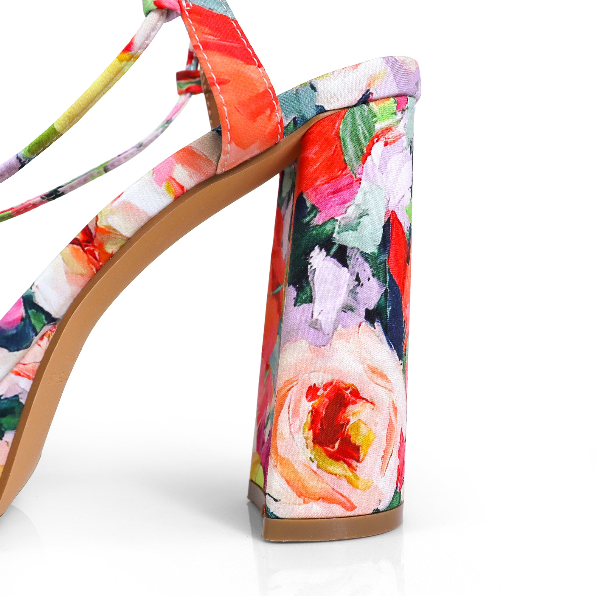 PEARLLA-1 STRAPPY TIE UP ANKLE HIGH PLATFORM HEELS MULTIPLE