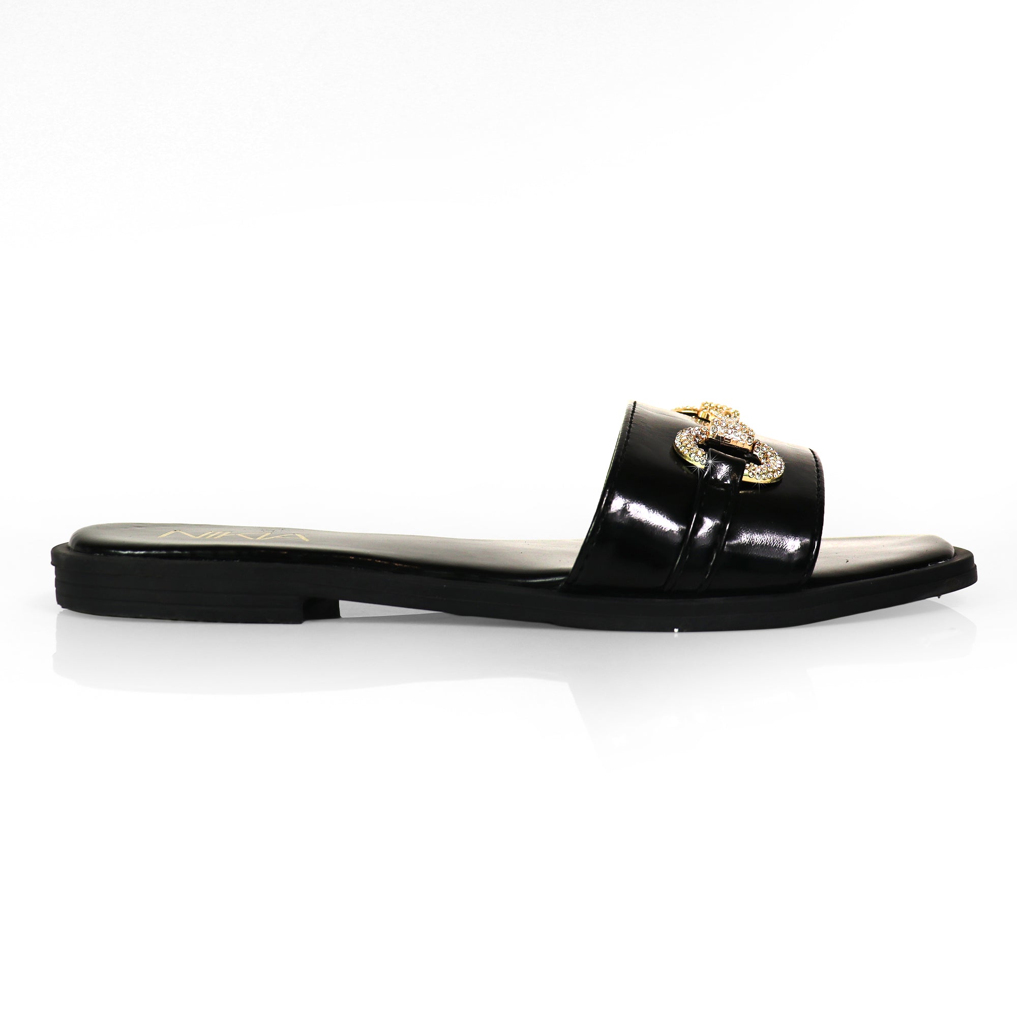 PING-1 RHINESTONE HORSEBIT W/ FLAT BLACK
