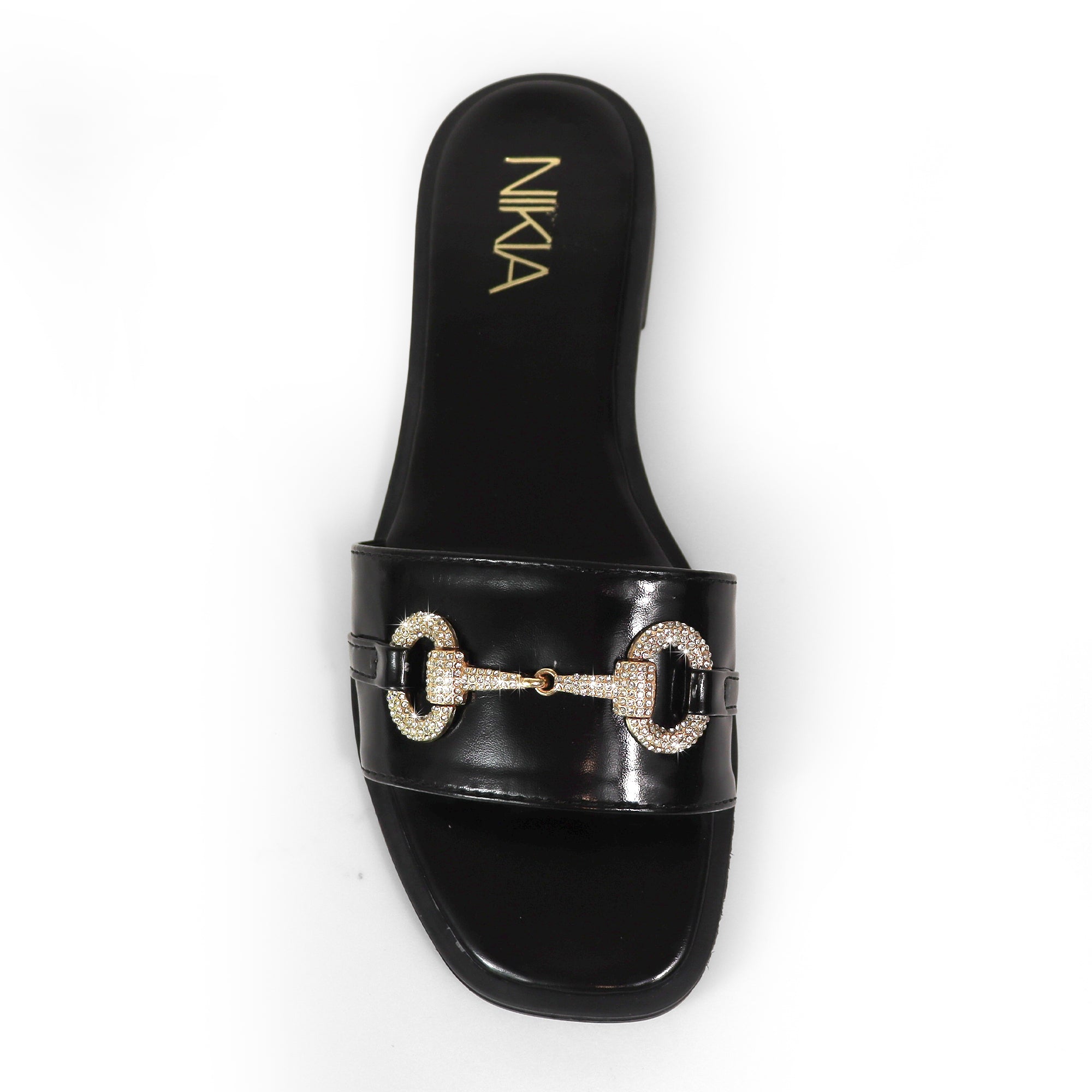 PING-1 RHINESTONE HORSEBIT W/ FLAT BLACK