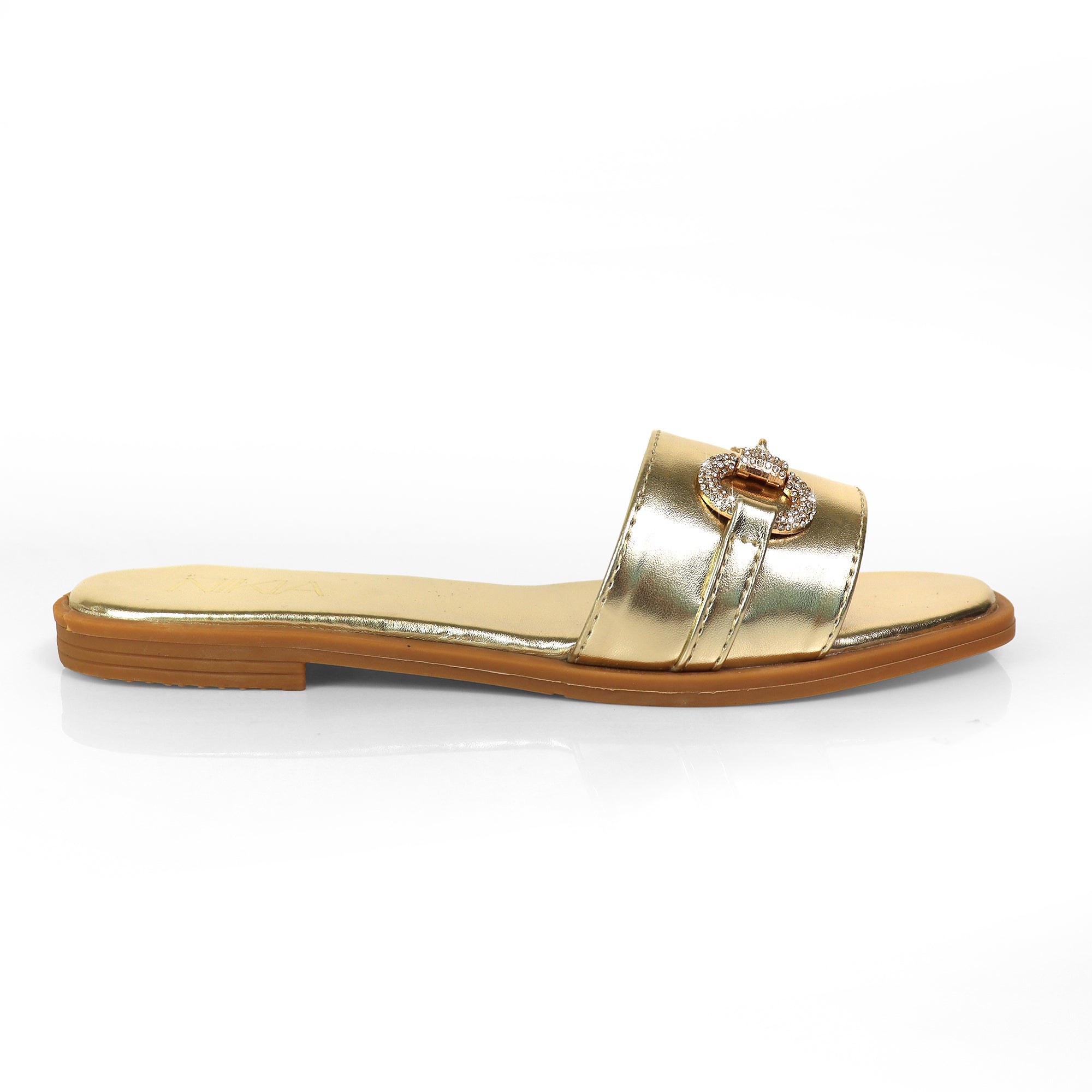PING-1 RHINESTONE HORSEBIT W/ FLAT GOLD