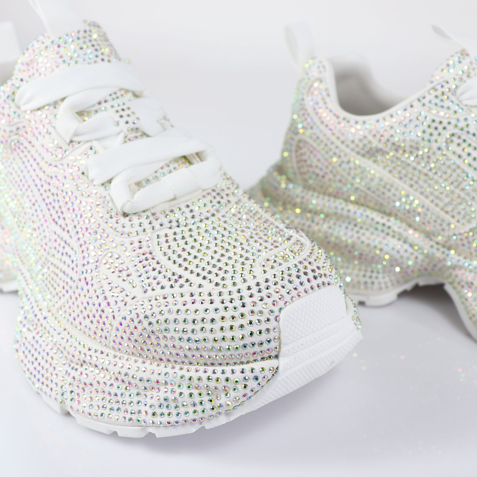 PRINCESS-1 SNEAKER W/ ALL-STONE WHITE