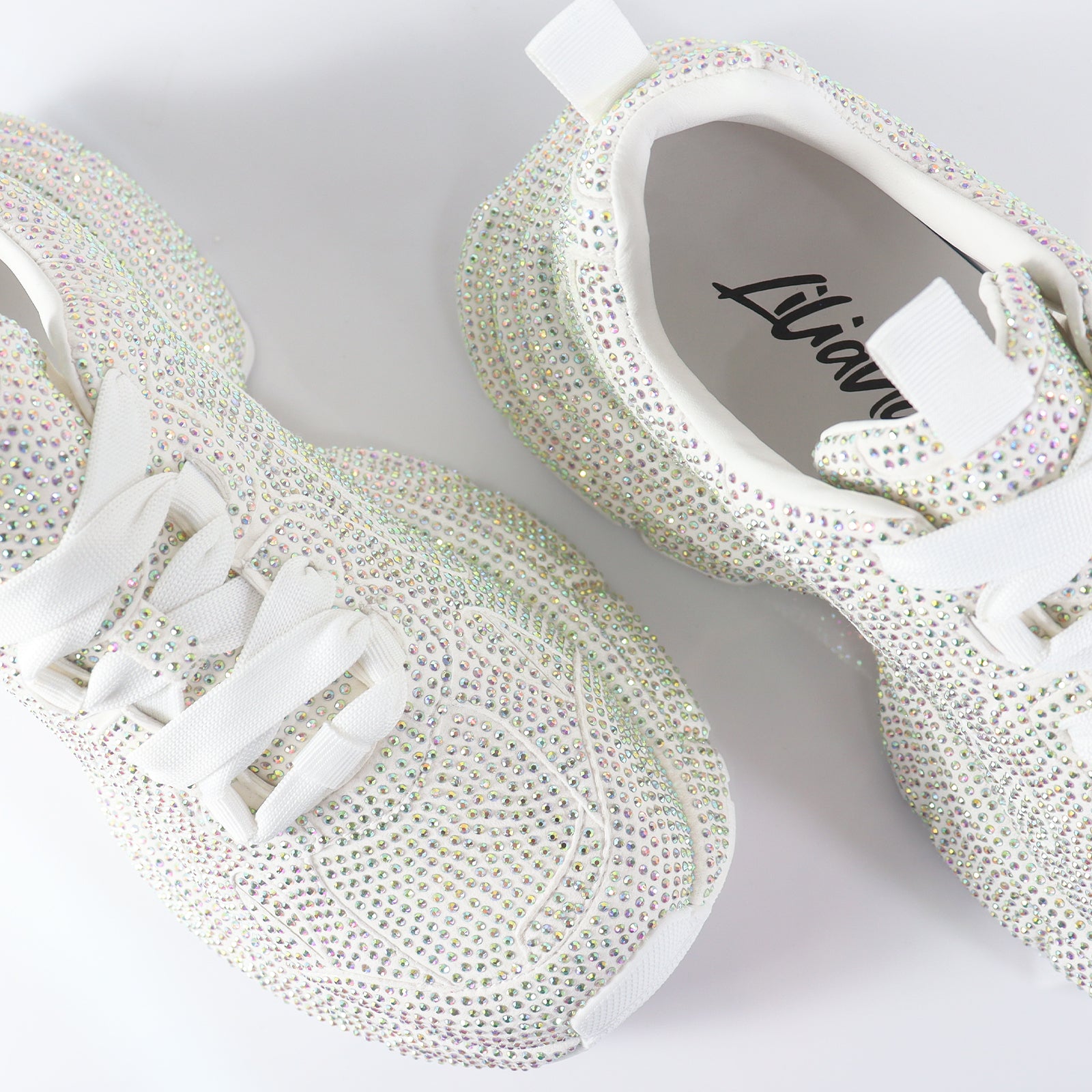 PRINCESS-1 SNEAKER W/ ALL-STONE WHITE