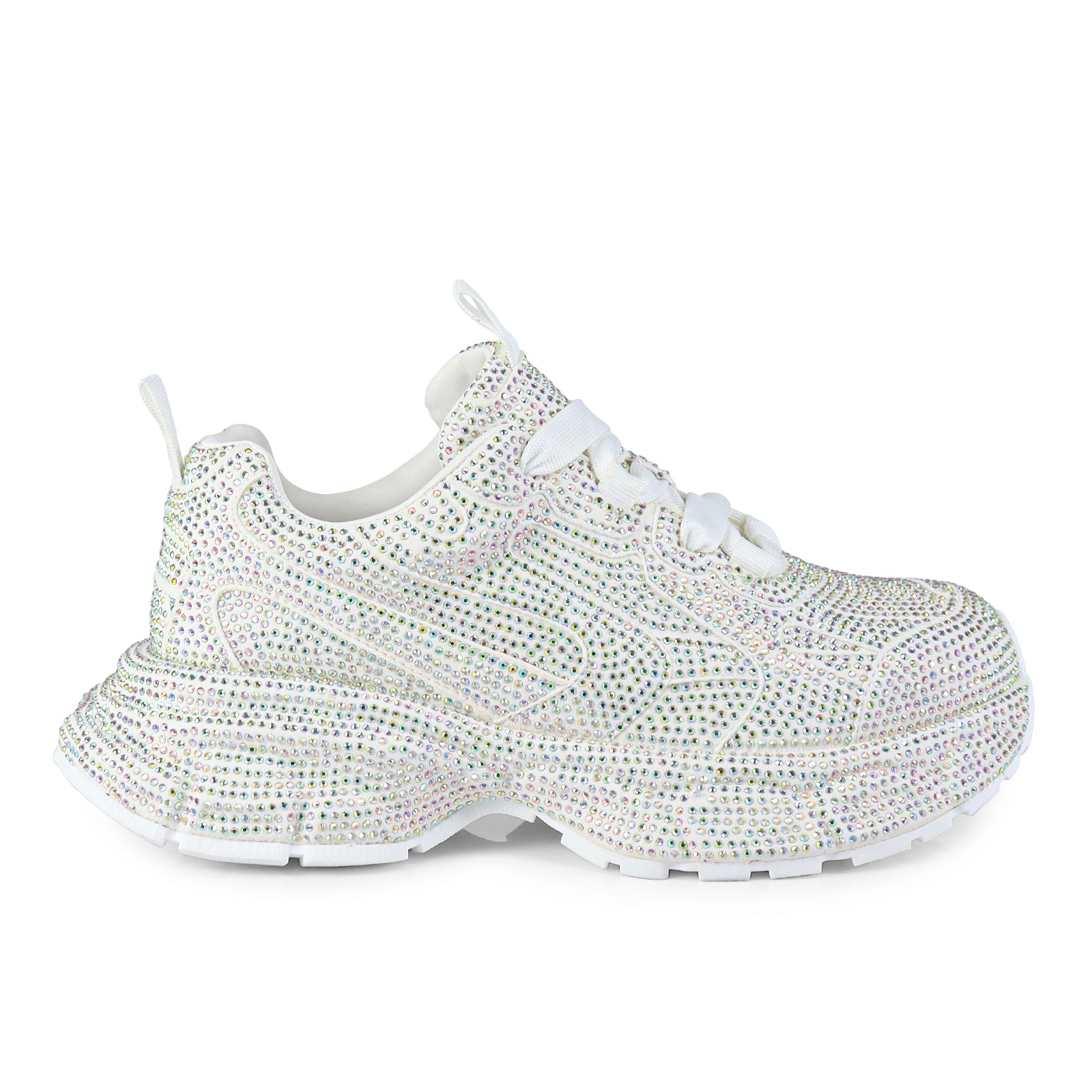 PRINCESS-1 SNEAKER W/ ALL-STONE WHITE