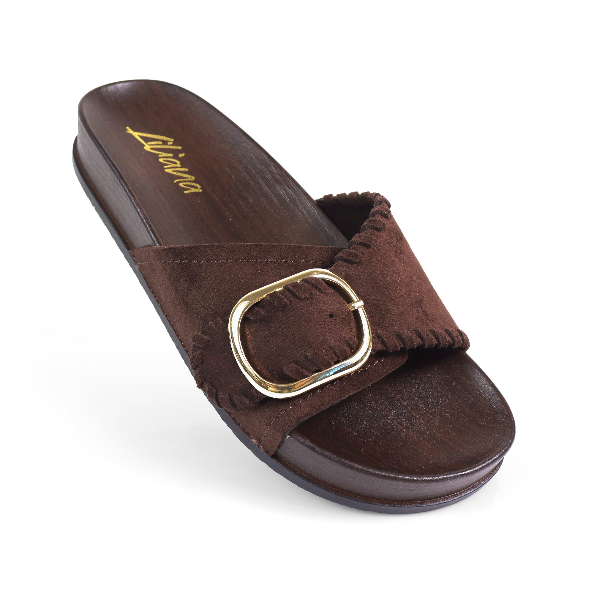 PROXY-1 BELT BUCKLE DETAILS SLIDE BROWN