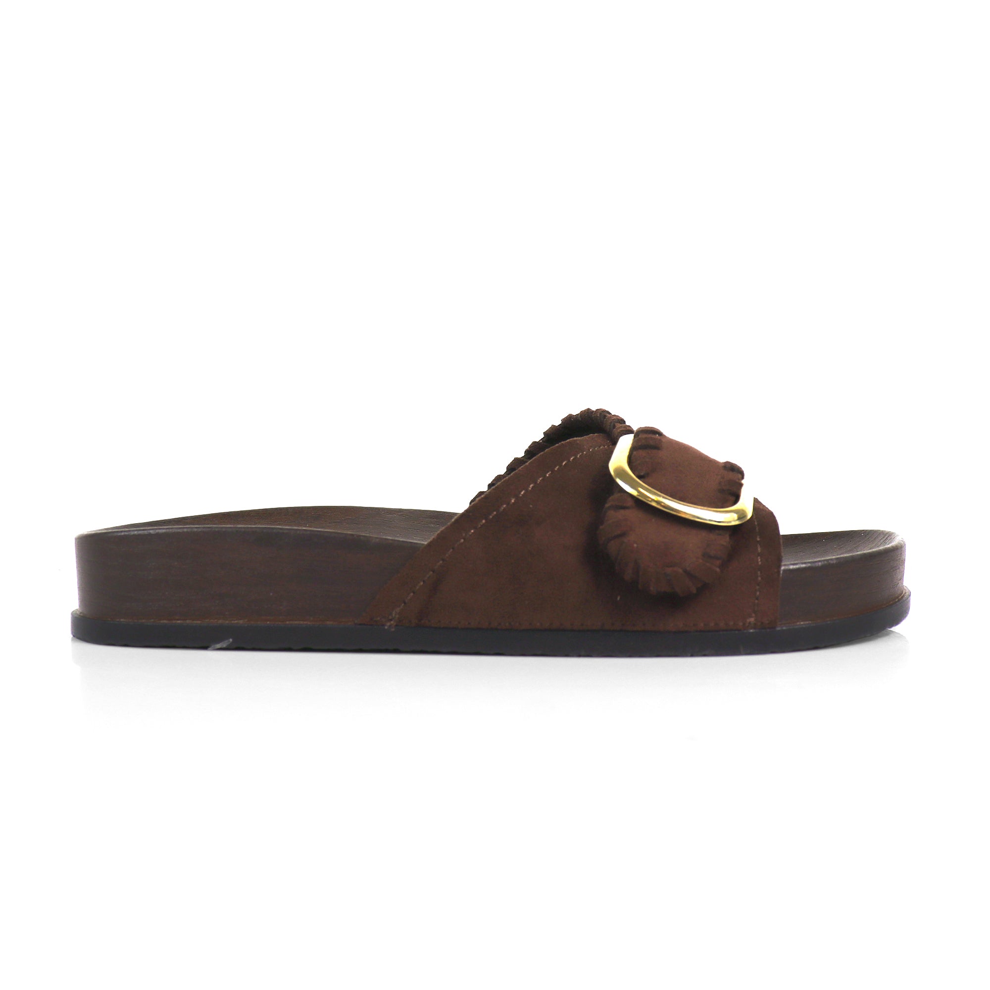 PROXY-1 BELT BUCKLE DETAILS SLIDE BROWN