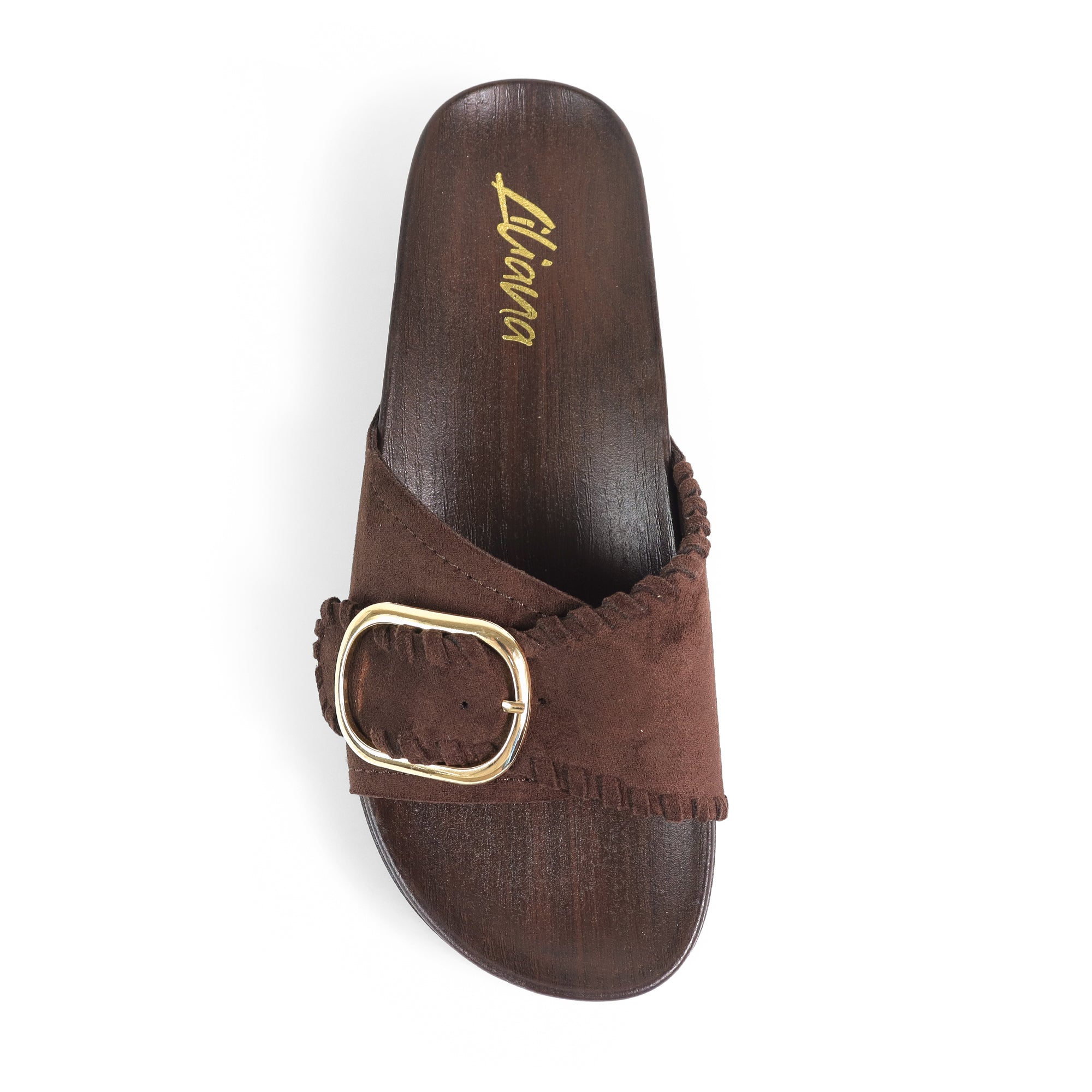 PROXY-1 BELT BUCKLE DETAILS SLIDE BROWN