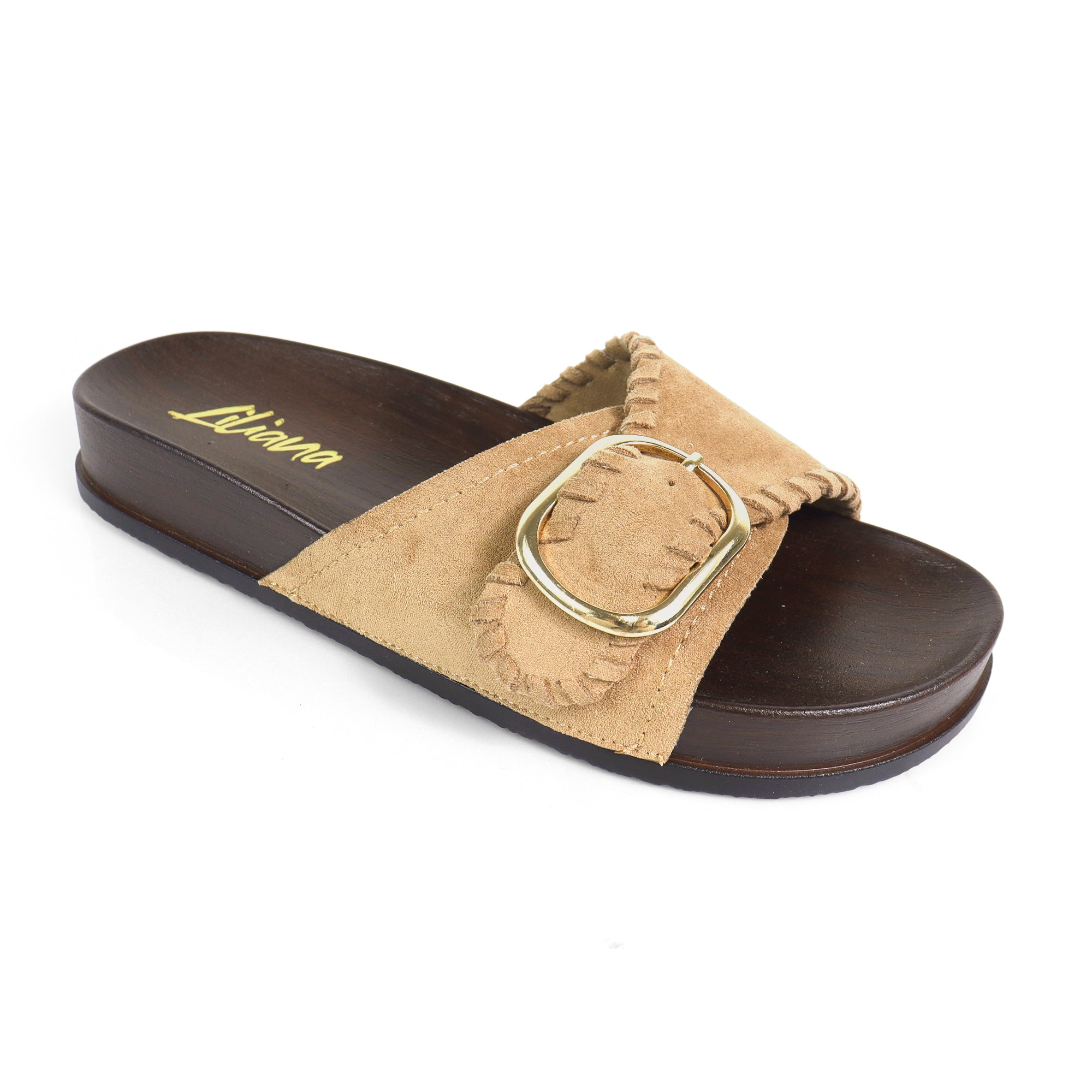 PROXY-1 BELT BUCKLE DETAILS SLIDE TAUPE