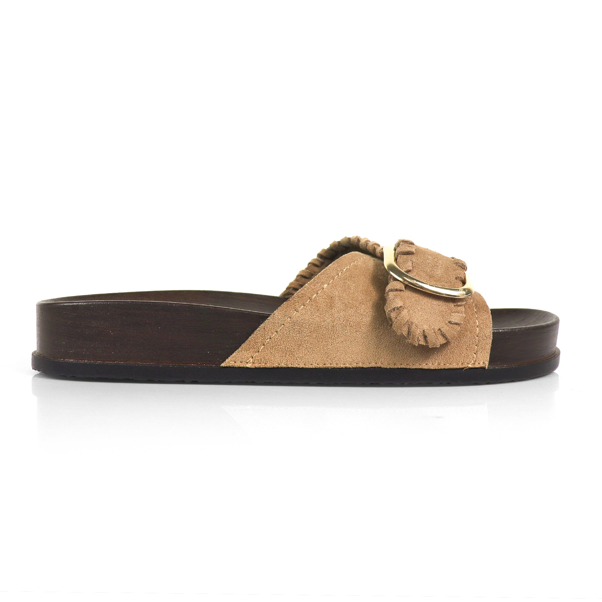 PROXY-1 BELT BUCKLE DETAILS SLIDE TAUPE