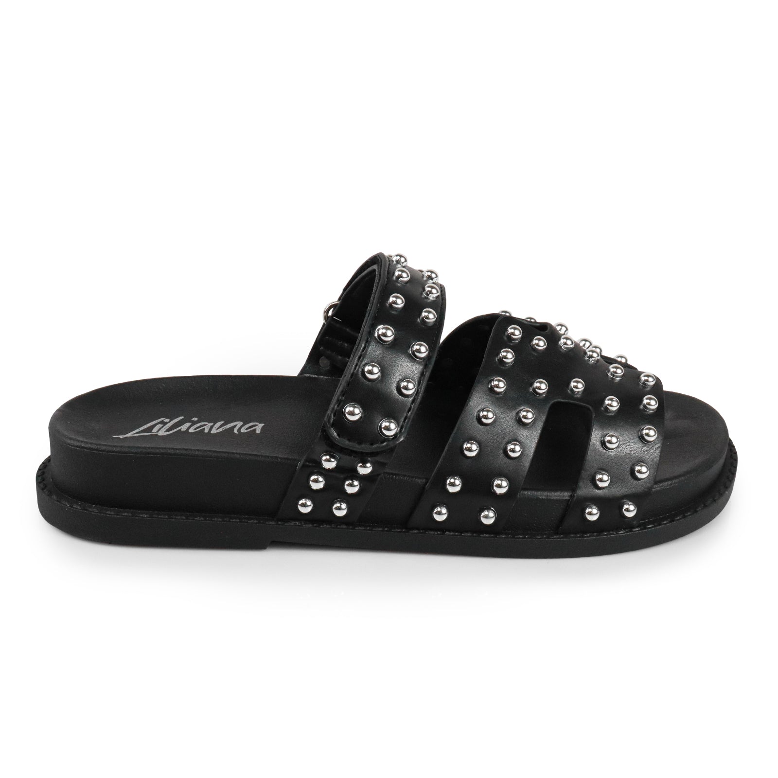 RAD-3 STUD CYBER PU W/ SANDAL BLACK