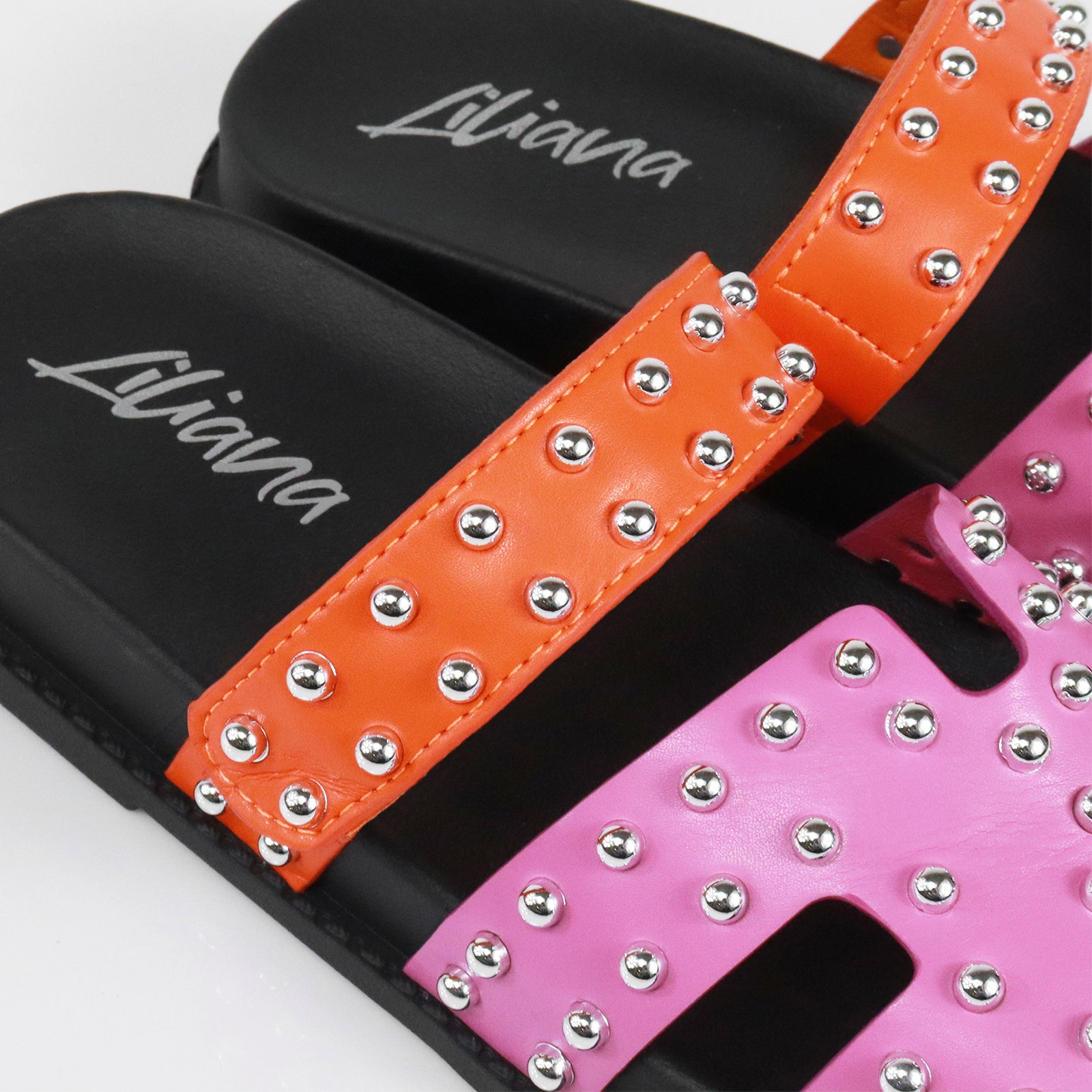 RAD-3 STUD CYBER PU W/ SANDAL PINK MULTIPLE