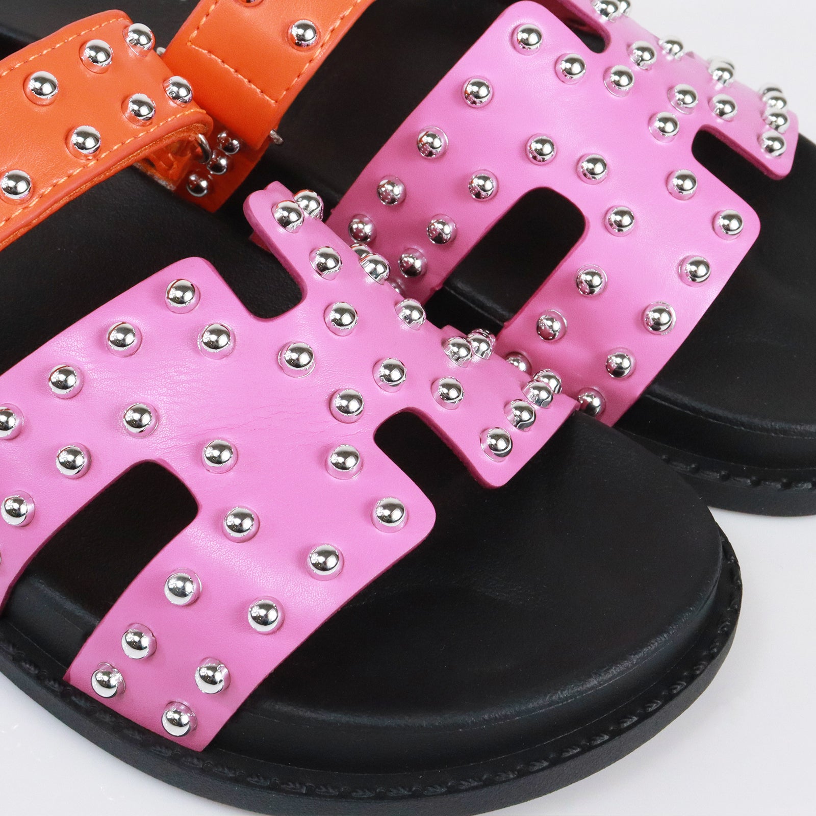 RAD-3 STUD CYBER PU W/ SANDAL PINK MULTIPLE