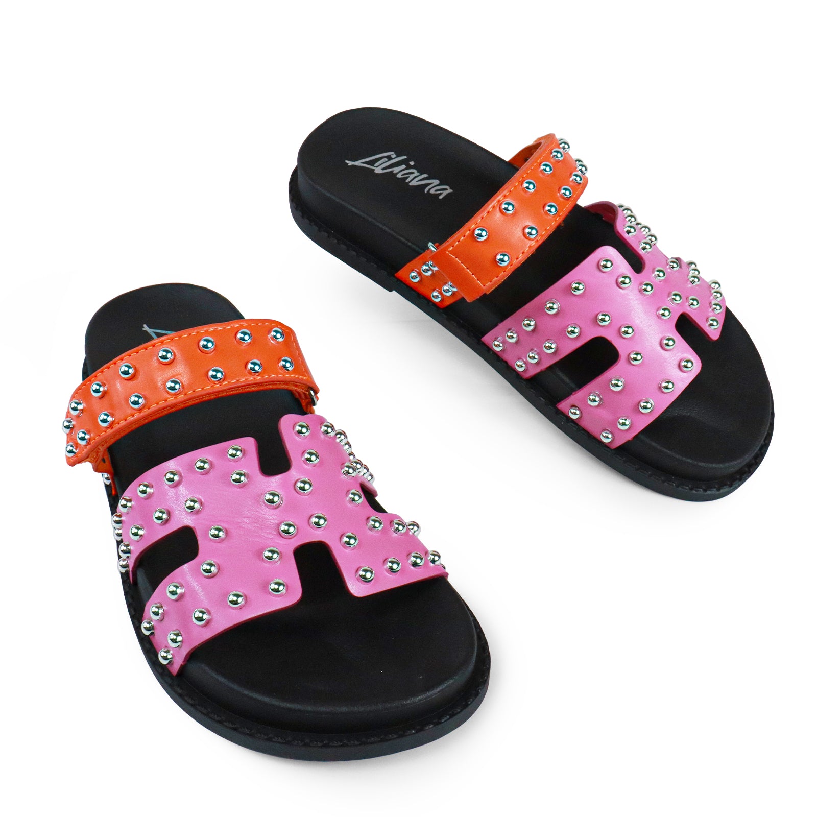 RAD-3 STUD CYBER PU W/ SANDAL PINK MULTIPLE