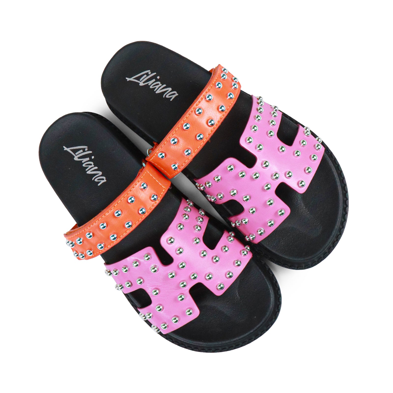 RAD-3 STUD CYBER PU W/ SANDAL PINK MULTIPLE