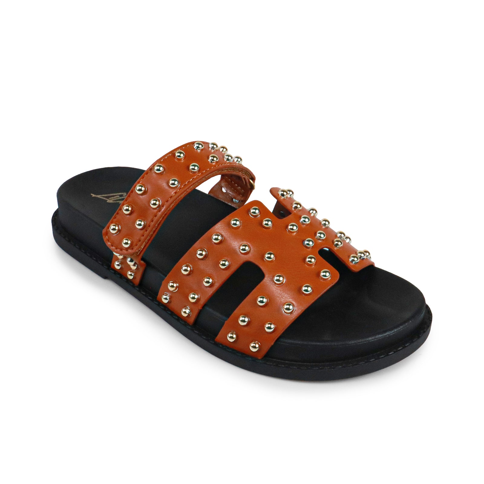 RAD-3 STUD CYBER PU W/ SANDAL TAN
