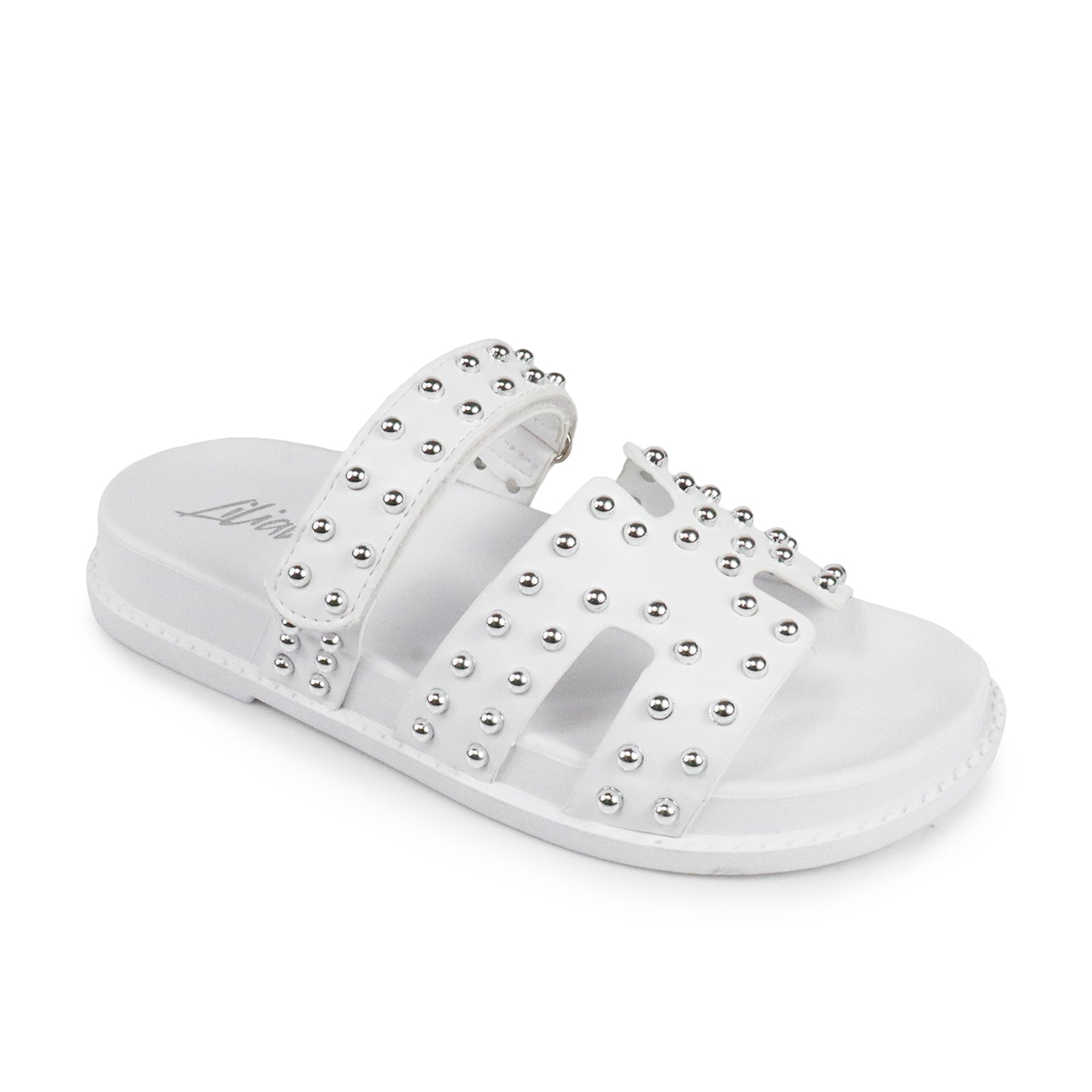 RAD-3 STUD CYBER PU W/ SANDAL WHITE