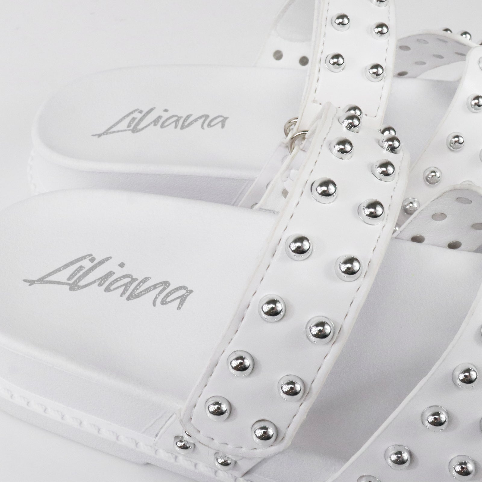 RAD-3 STUD CYBER PU W/ SANDAL WHITE