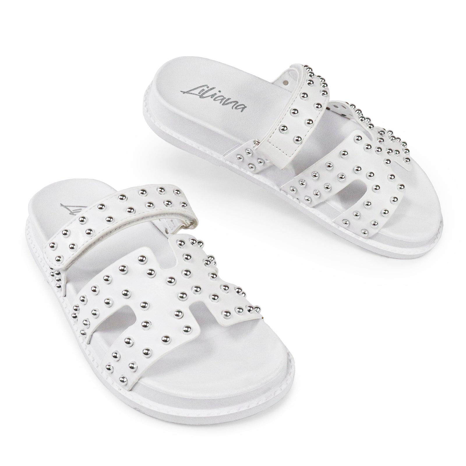 RAD-3 STUD CYBER PU W/ SANDAL WHITE