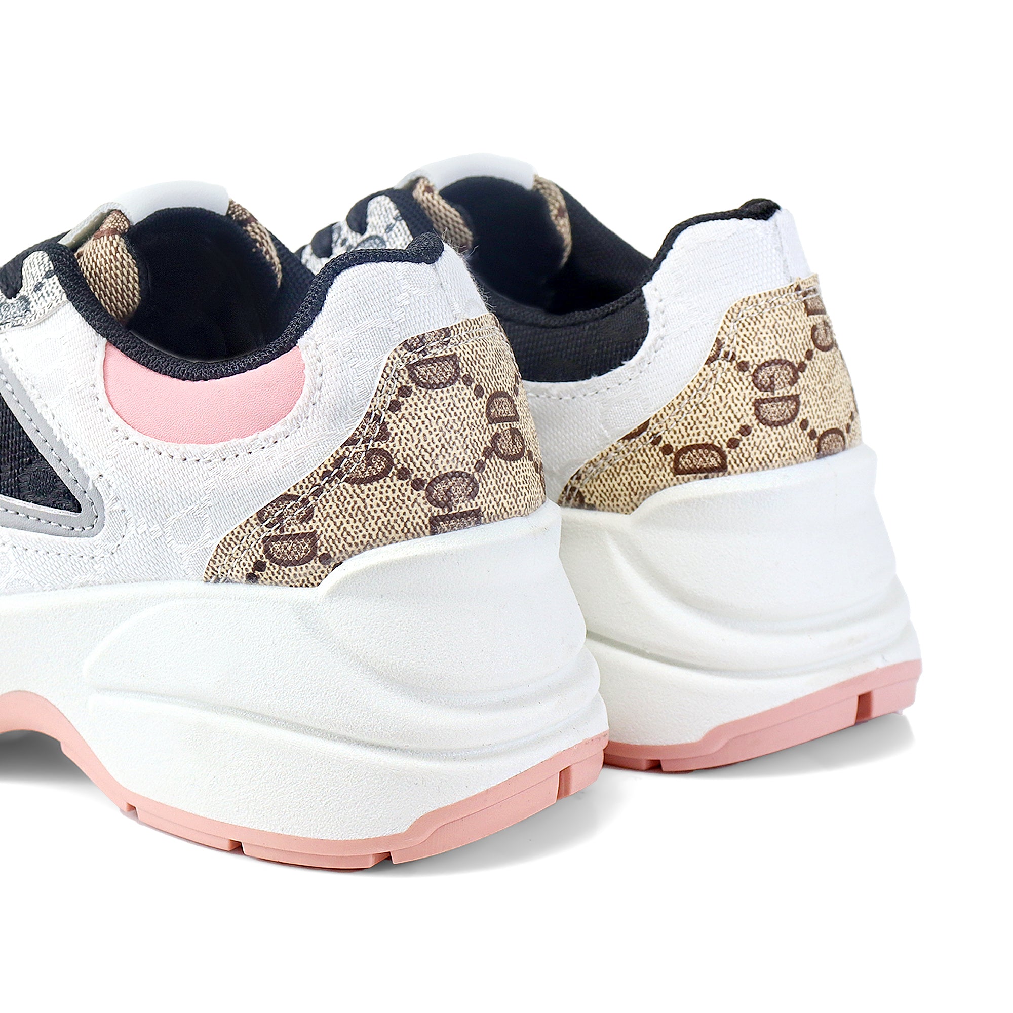 REBEKAH-1 SPORTY SNEAKER BLACK/WHITE