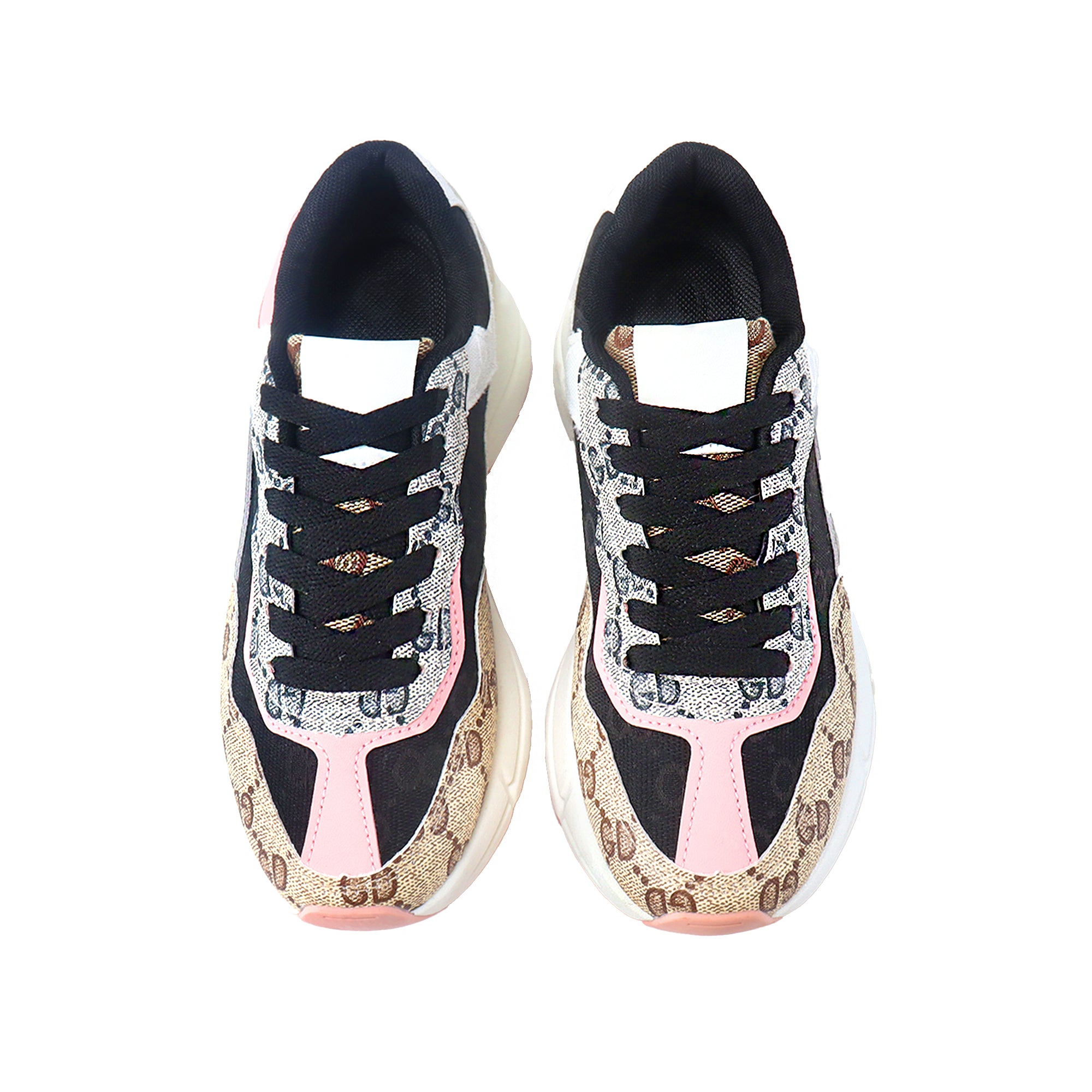 REBEKAH-1 SPORTY SNEAKER BLACK/WHITE