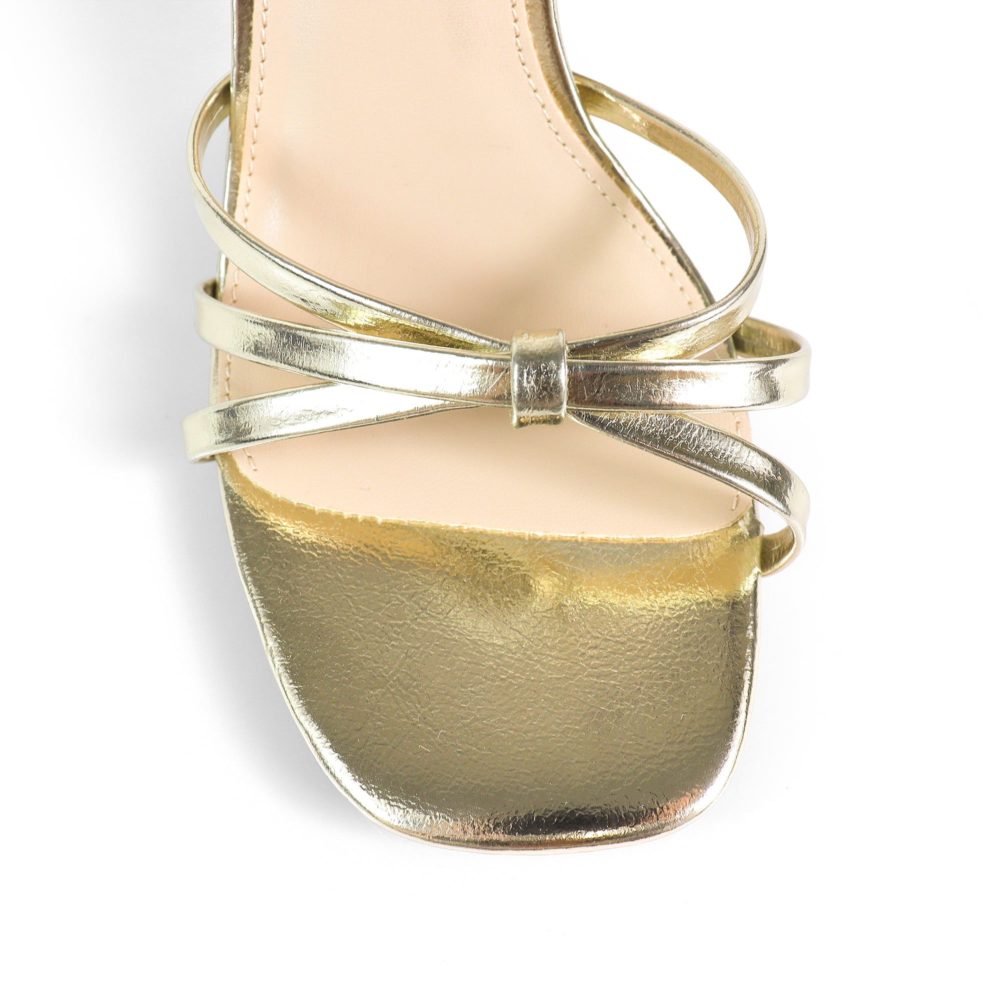 RODEO-2 ANKLE STRAP W/HEEL GOLD