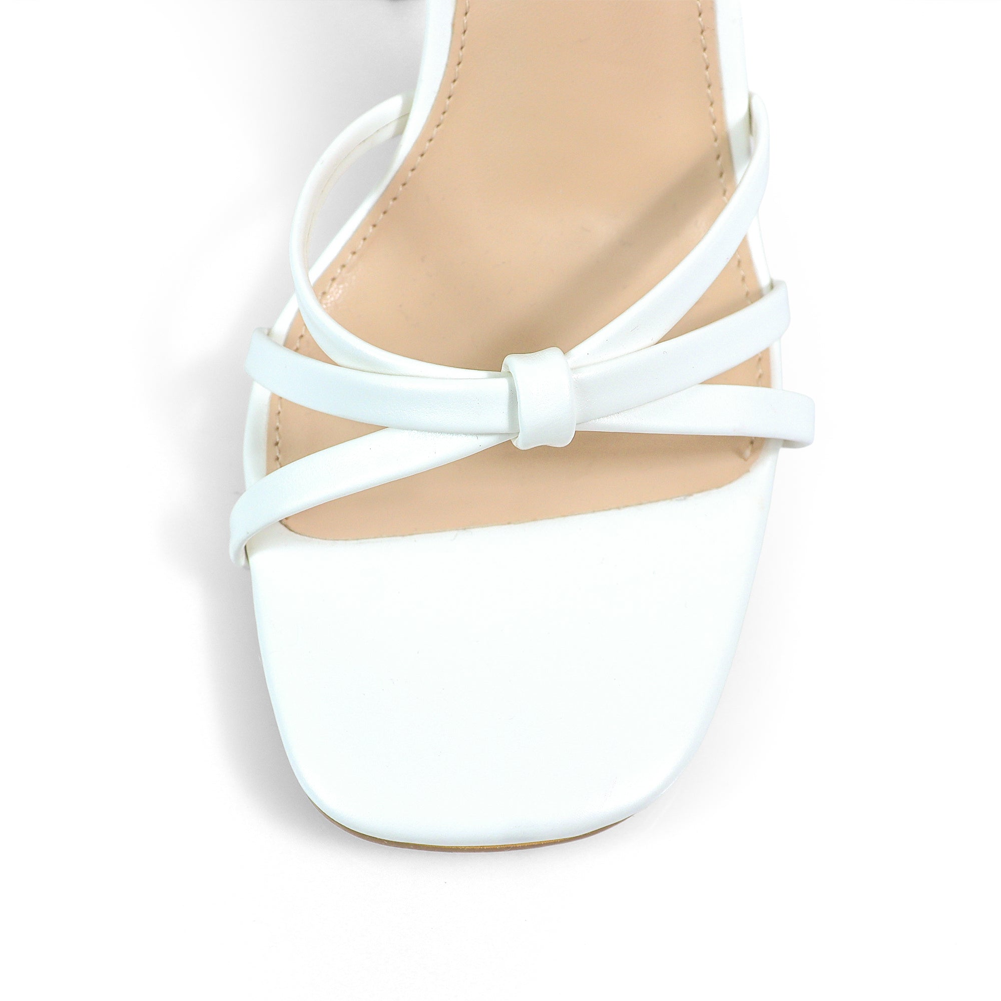 RODEO-2 ANKLE STRAP W/HEEL WHITE