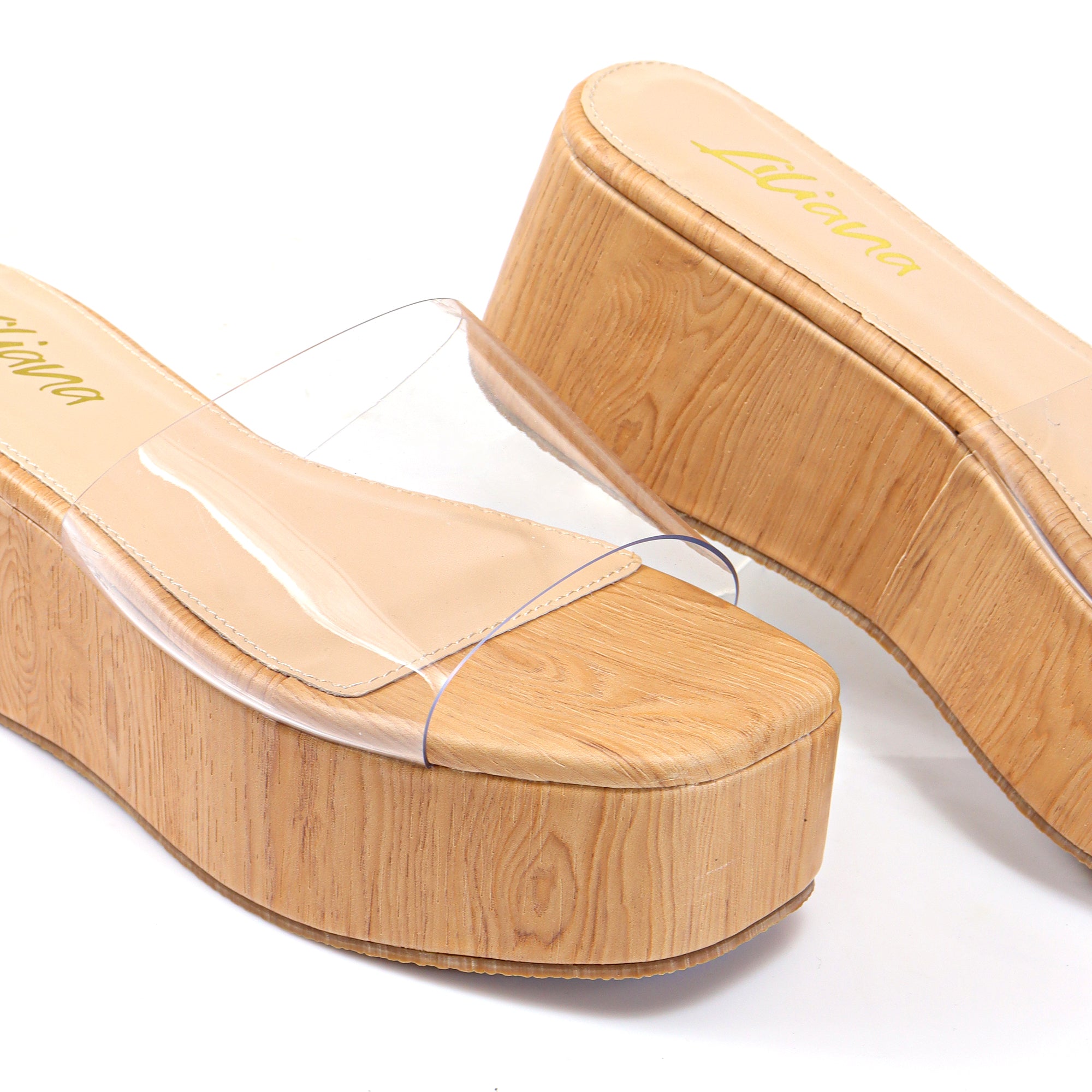 ROOKIE-16 FLATFORM WEDGE CLEAR