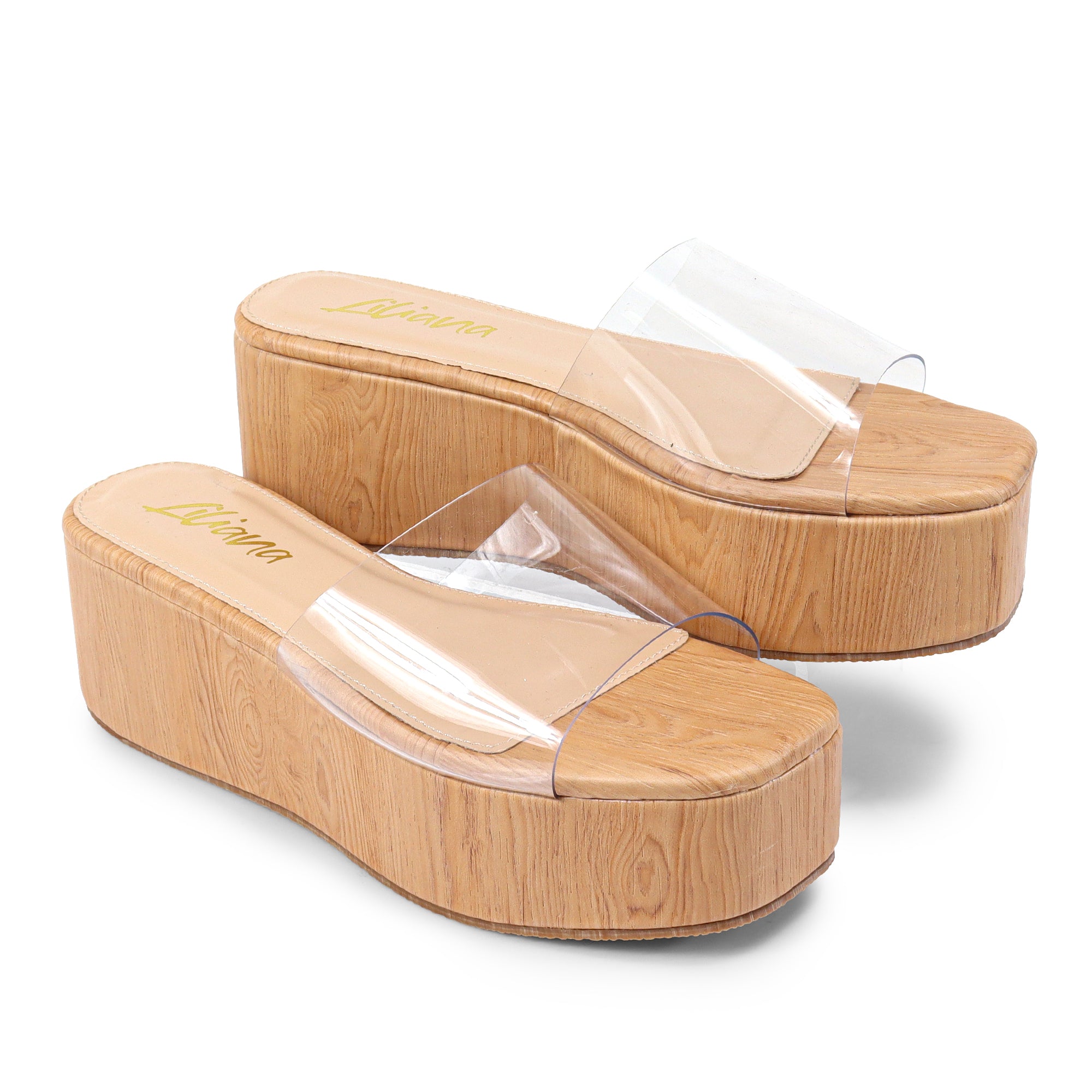 ROOKIE-16 FLATFORM WEDGE CLEAR