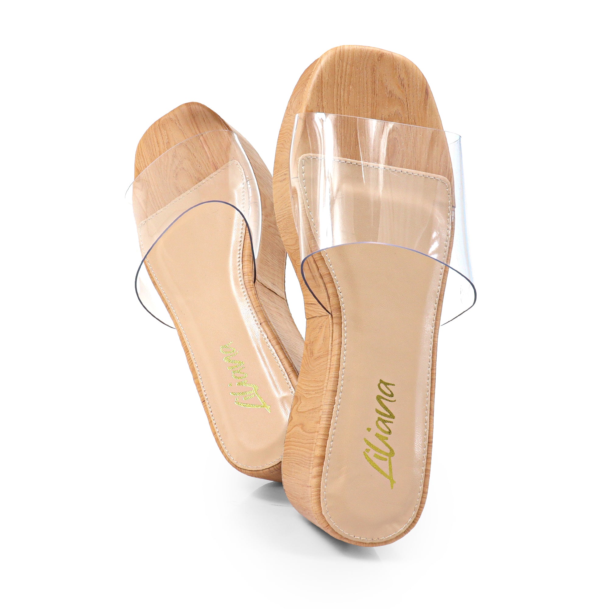 ROOKIE-16 FLATFORM WEDGE CLEAR