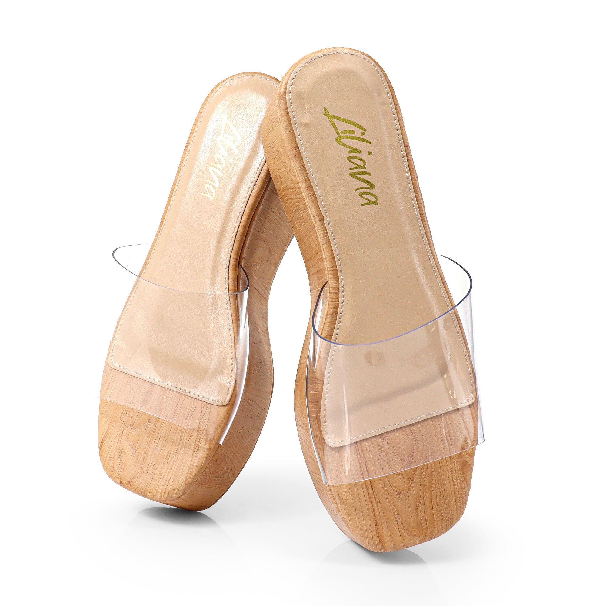 ROOKIE-16 FLATFORM WEDGE CLEAR