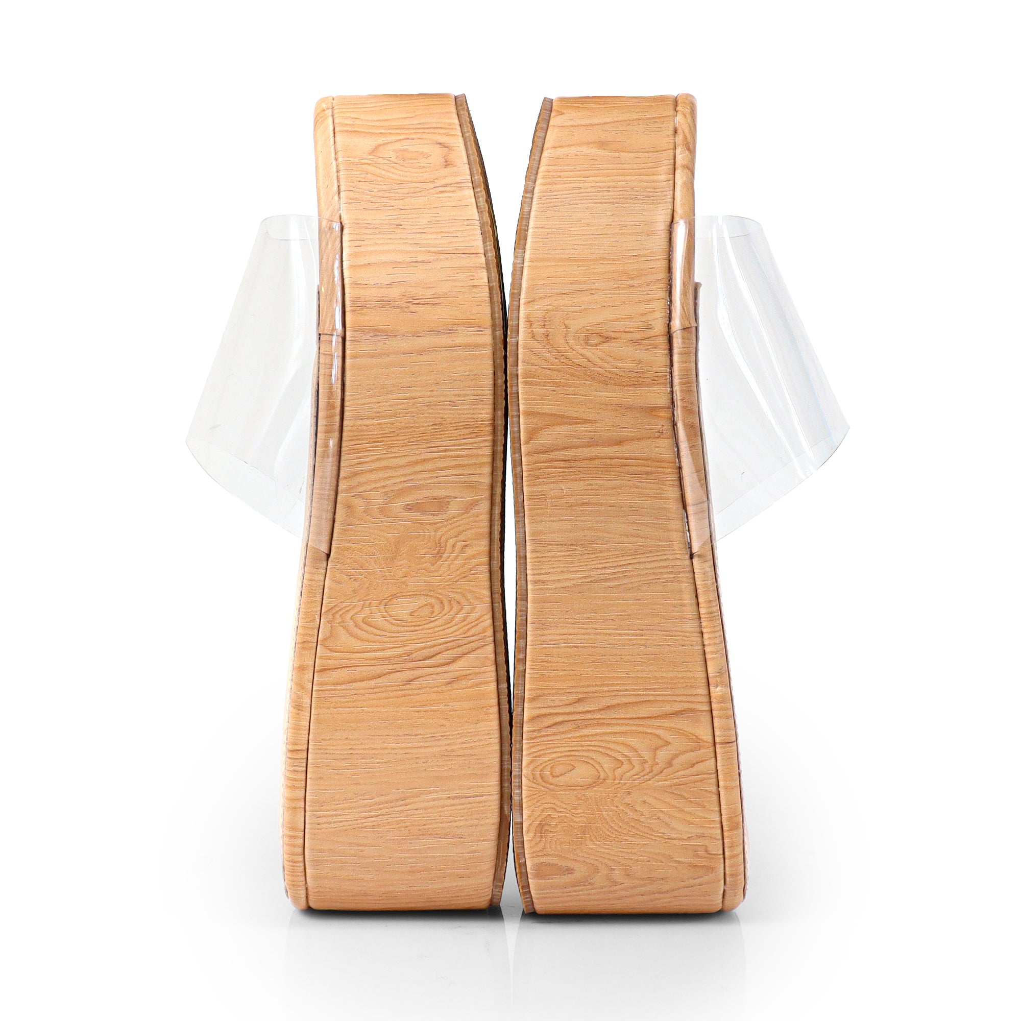 ROOKIE-16 FLATFORM WEDGE CLEAR
