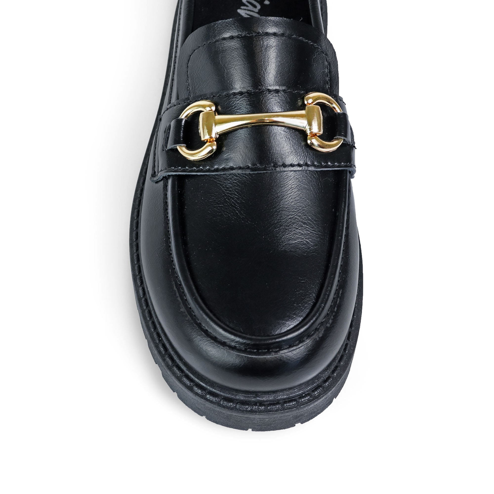 SENSO-2 THICK SOLE LOAFER WITH BUCKLE BLACK
