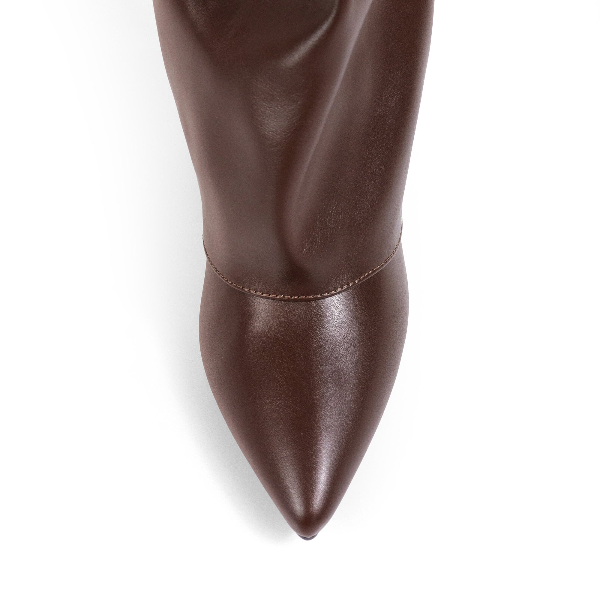 SHAFT-1 KNEE HIGH CHUNCKY HEEL CHOCOLATE
