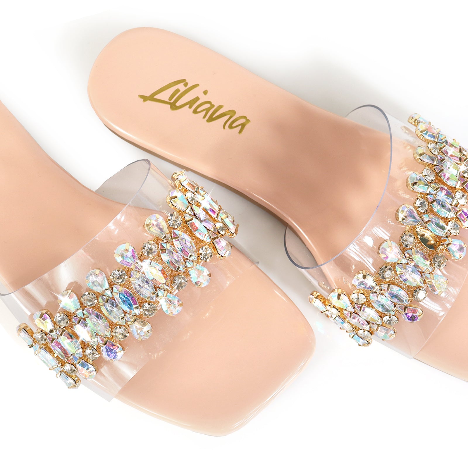 SHINEE-124 RHINESTONE SLIDE NUDE