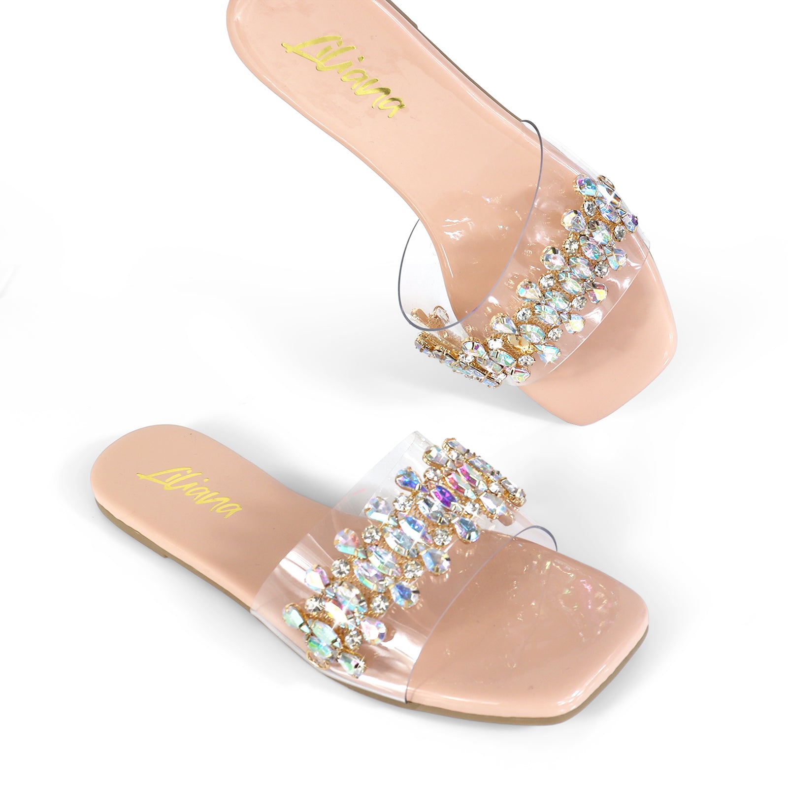 SHINEE-124 RHINESTONE SLIDE NUDE