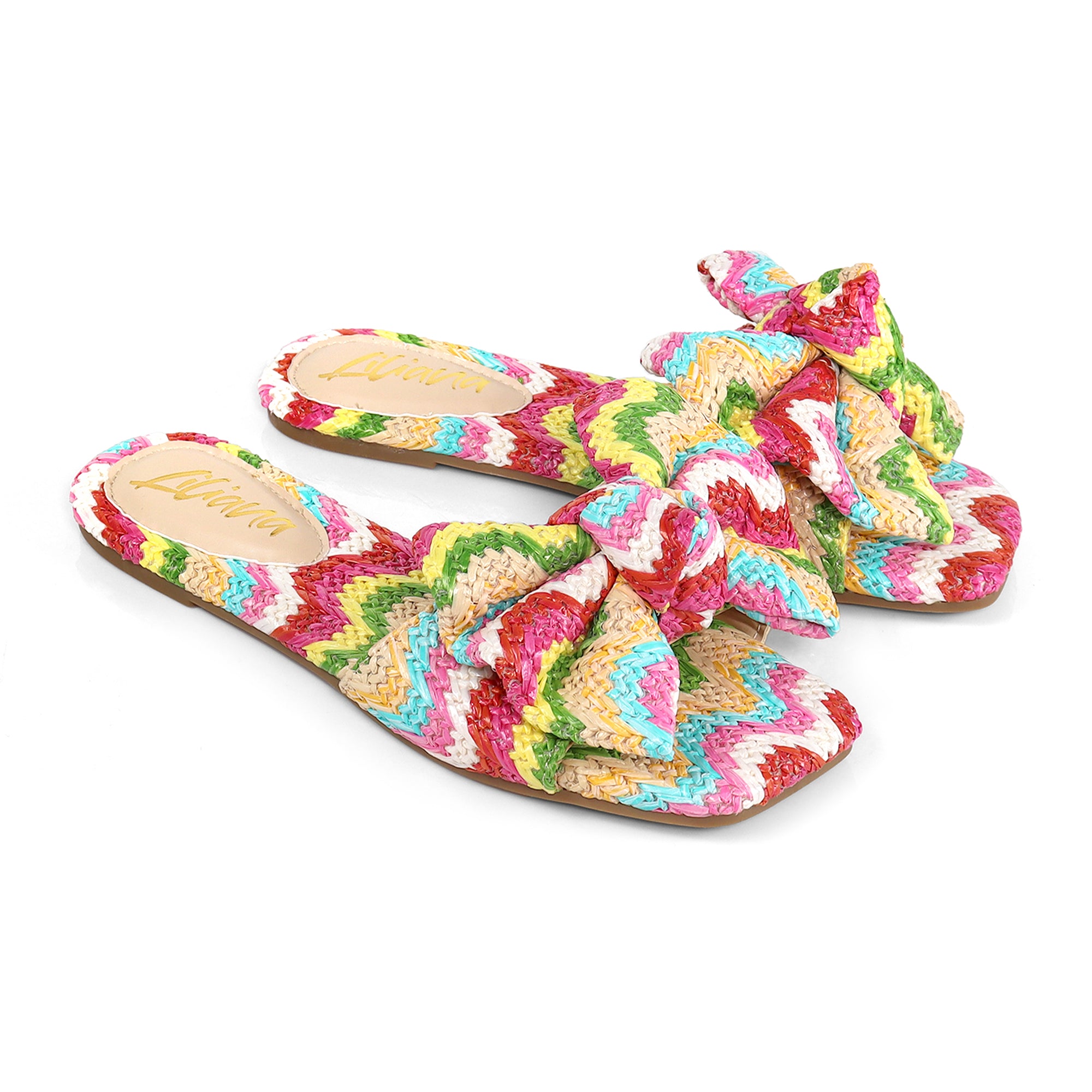 SHINEE-128 BOW RAFFIA W/ SANDAL MULTIPLE