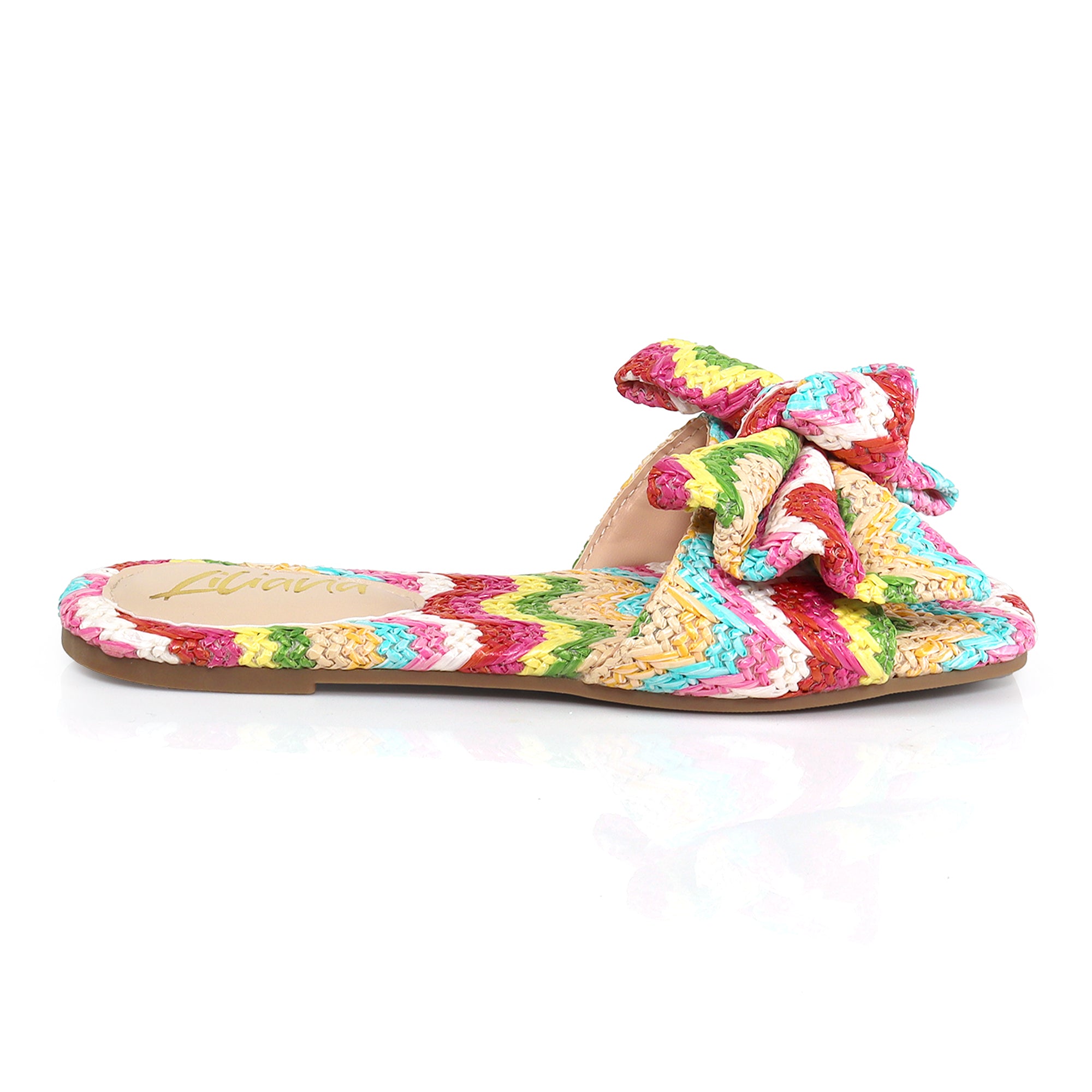 SHINEE-128 BOW RAFFIA W/ SANDAL MULTIPLE