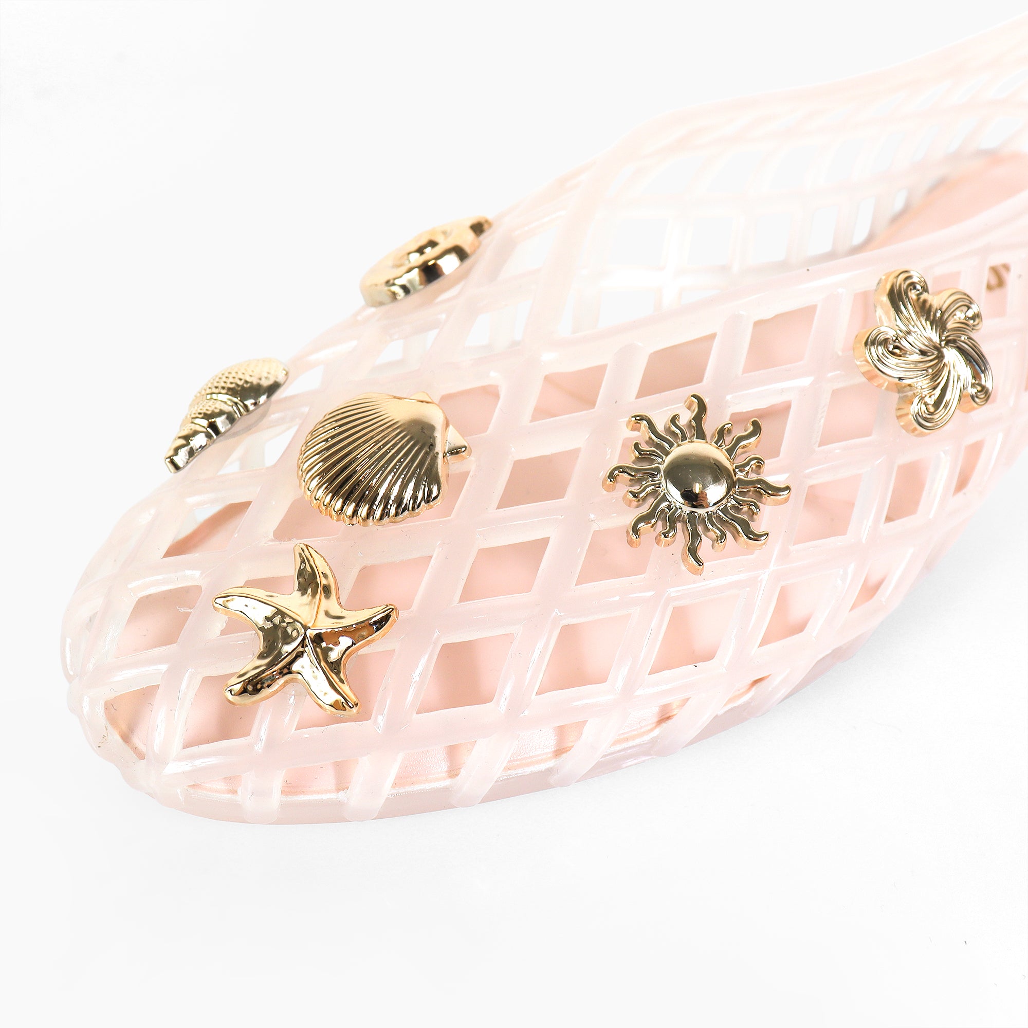 SOPHIA-1 SHELL CAGED FLAT BLUSH