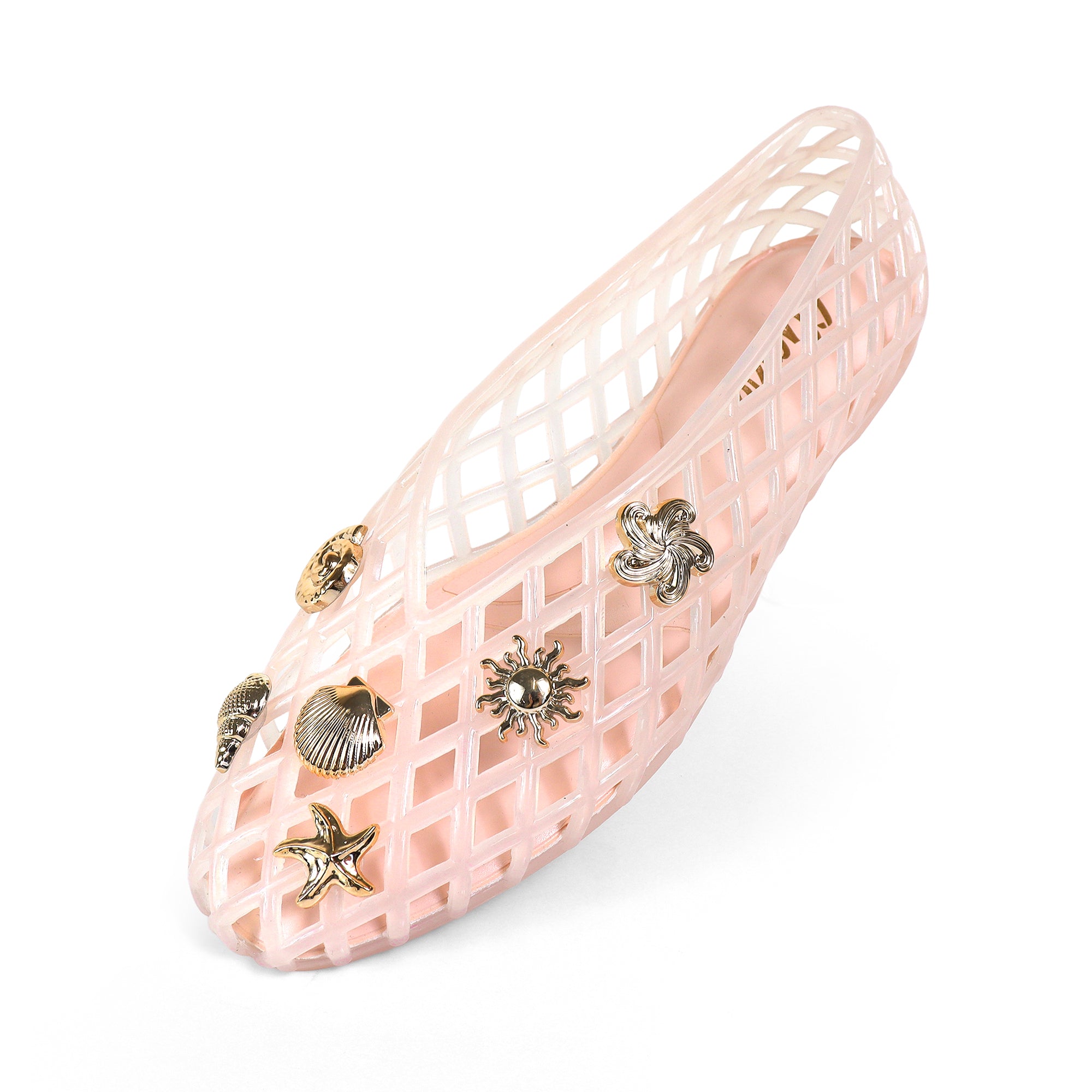 SOPHIA-1 SHELL CAGED FLAT BLUSH