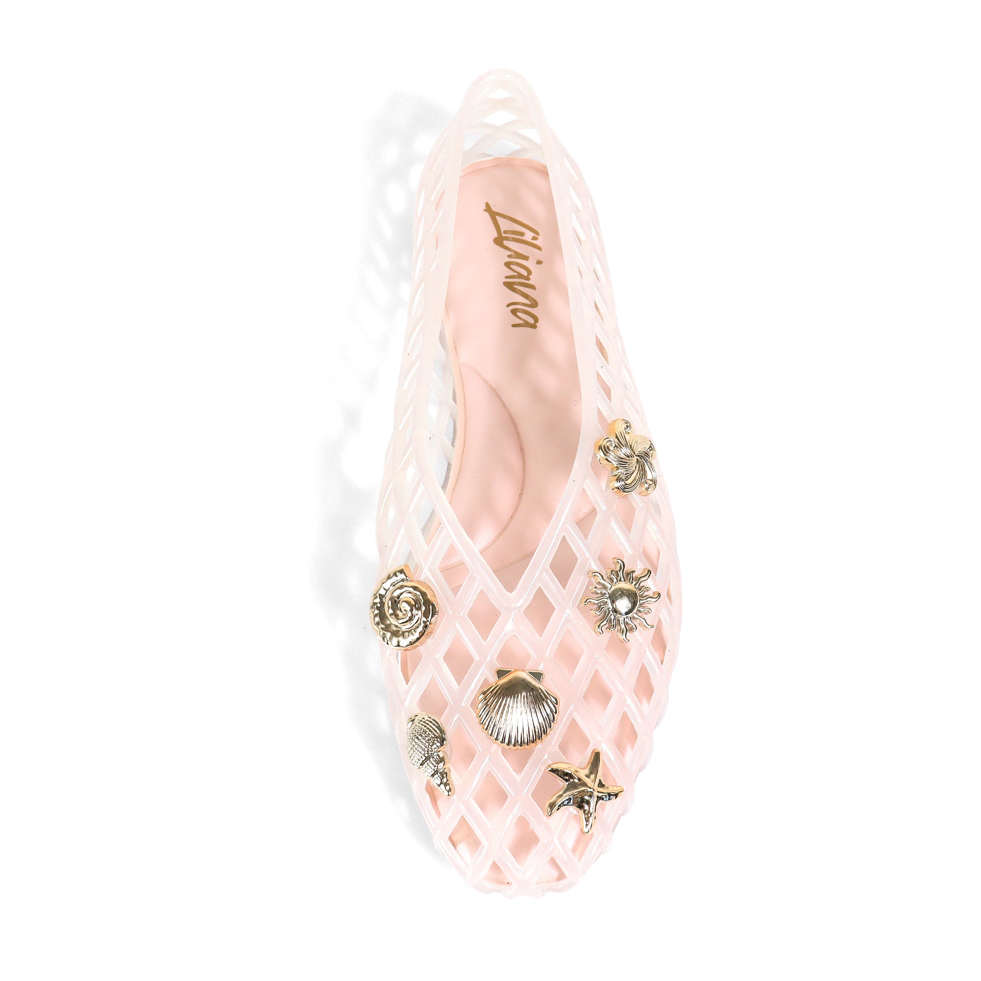 SOPHIA-1 SHELL CAGED FLAT BLUSH