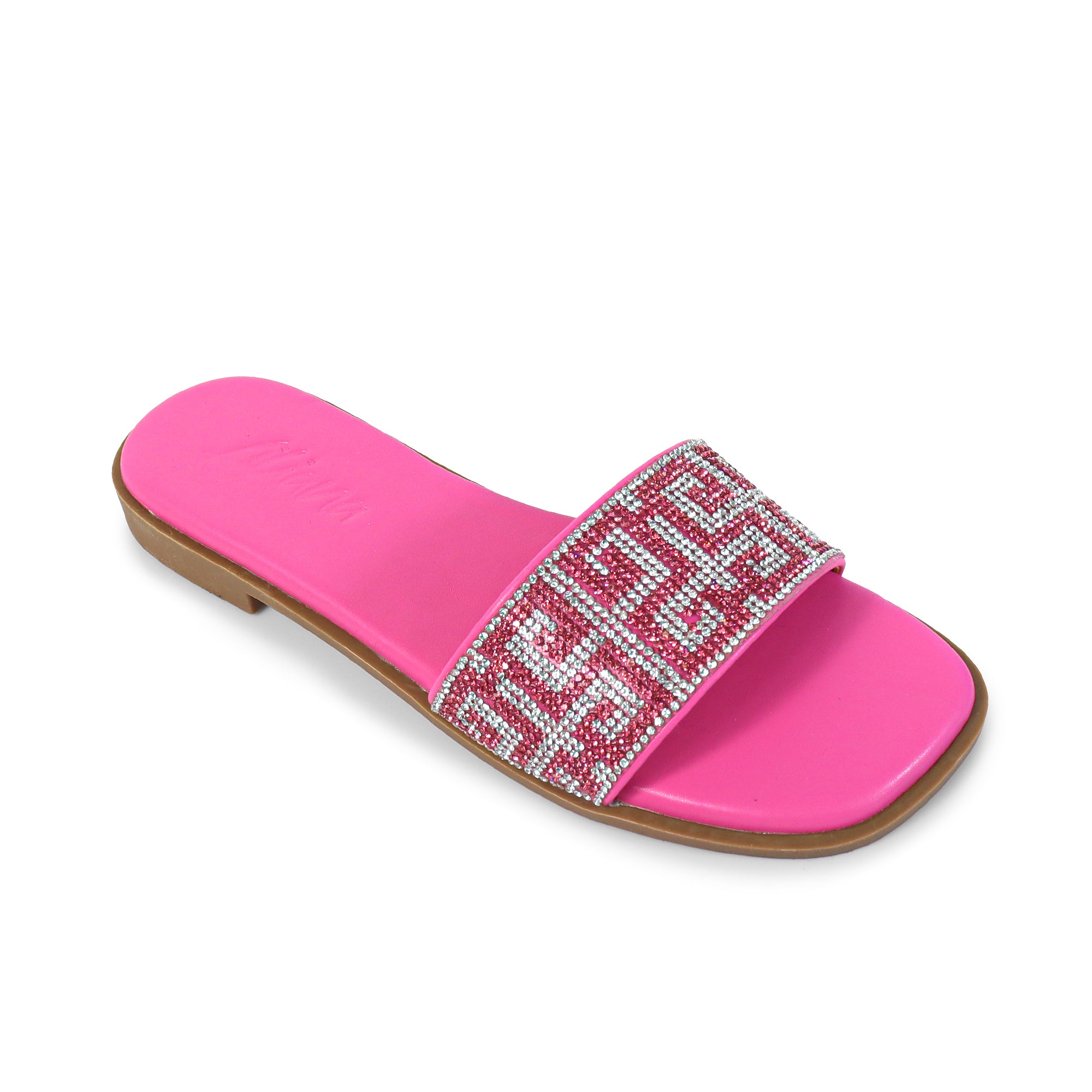 SUZANNA-2 RHINESTONE SANDAL PINK