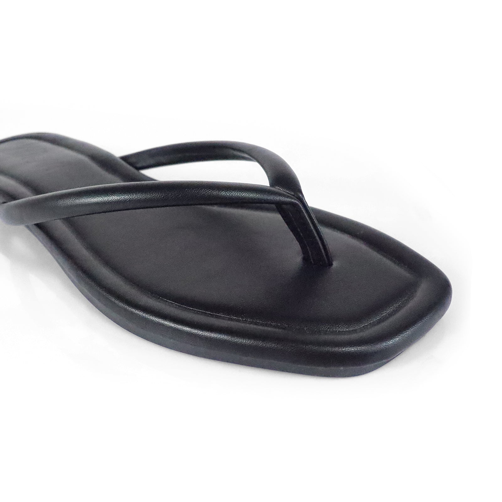 TALLULAH-1 THONG SLIDE BLACK