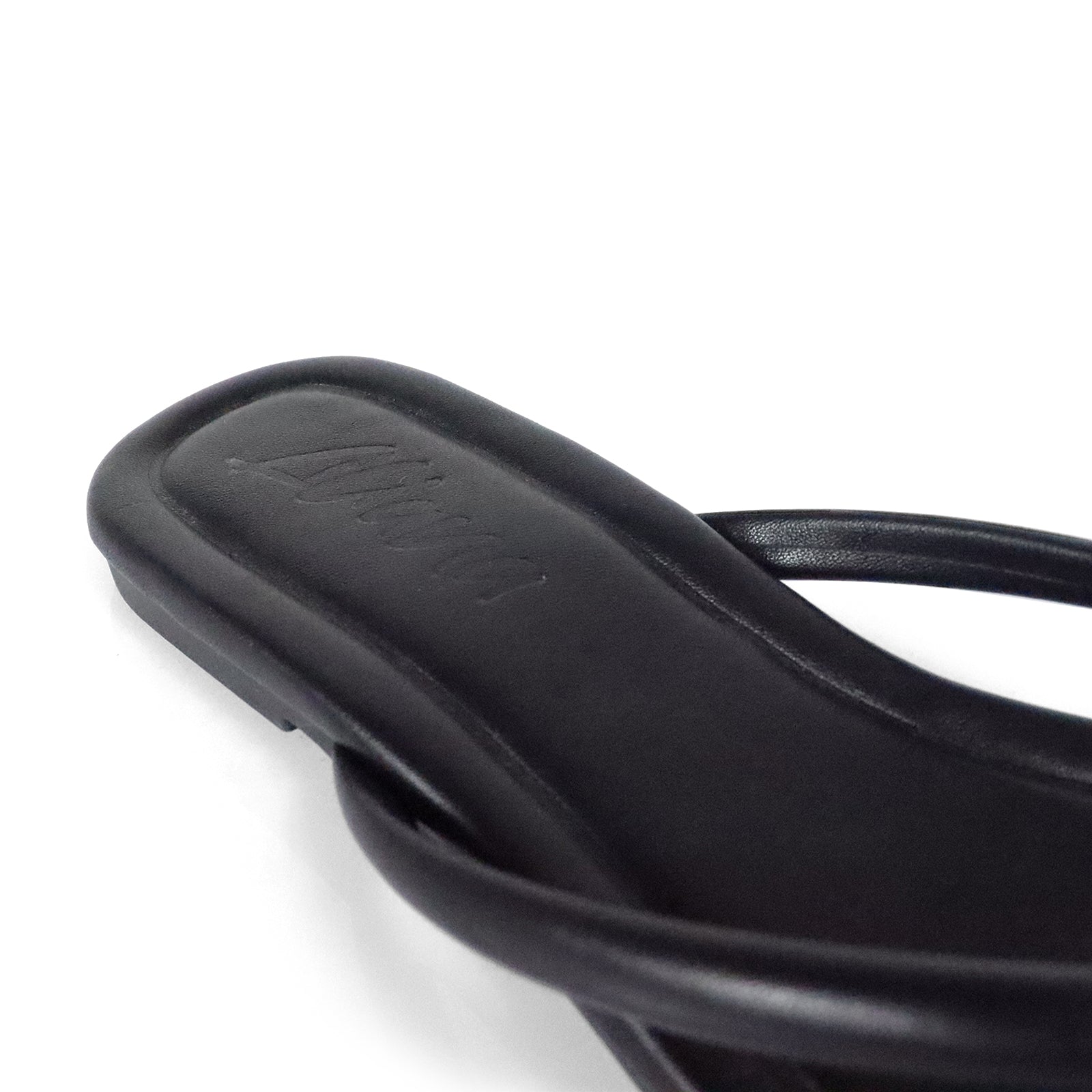 TALLULAH-1 THONG SLIDE BLACK