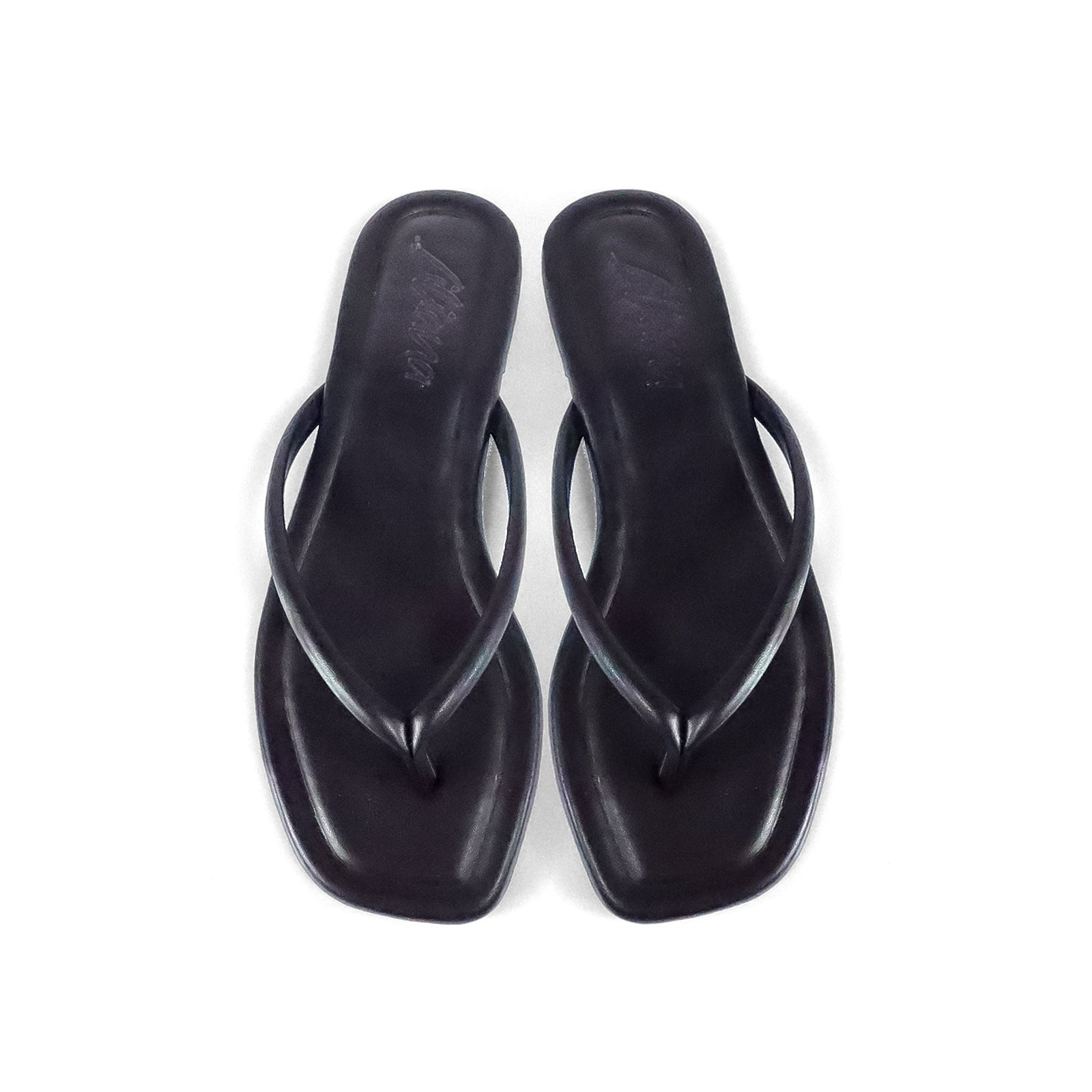 TALLULAH-1 THONG SLIDE BLACK