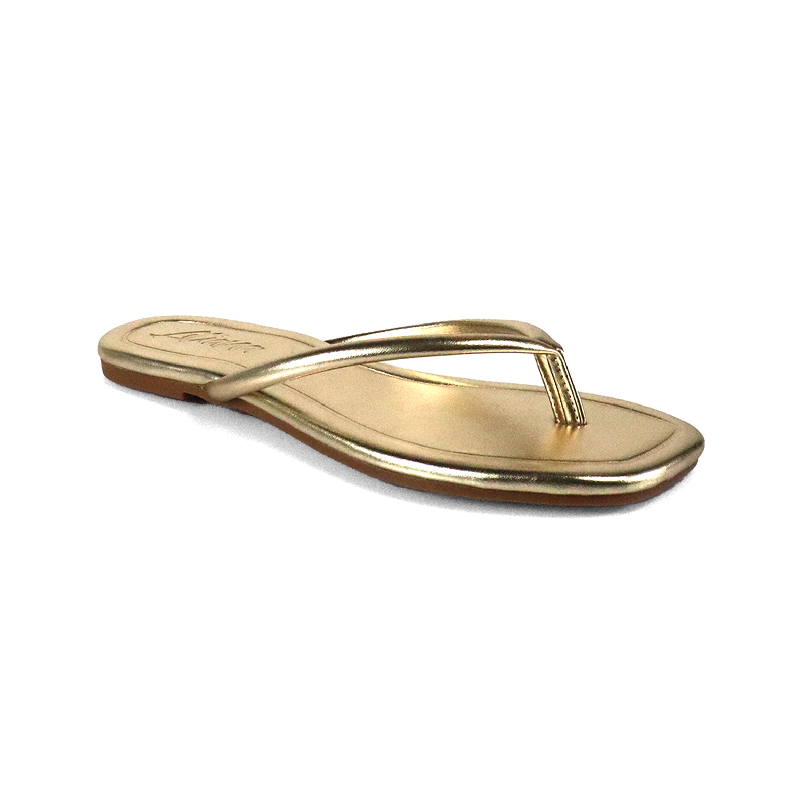 TALLULAH-1 THONG SLIDE GOLD